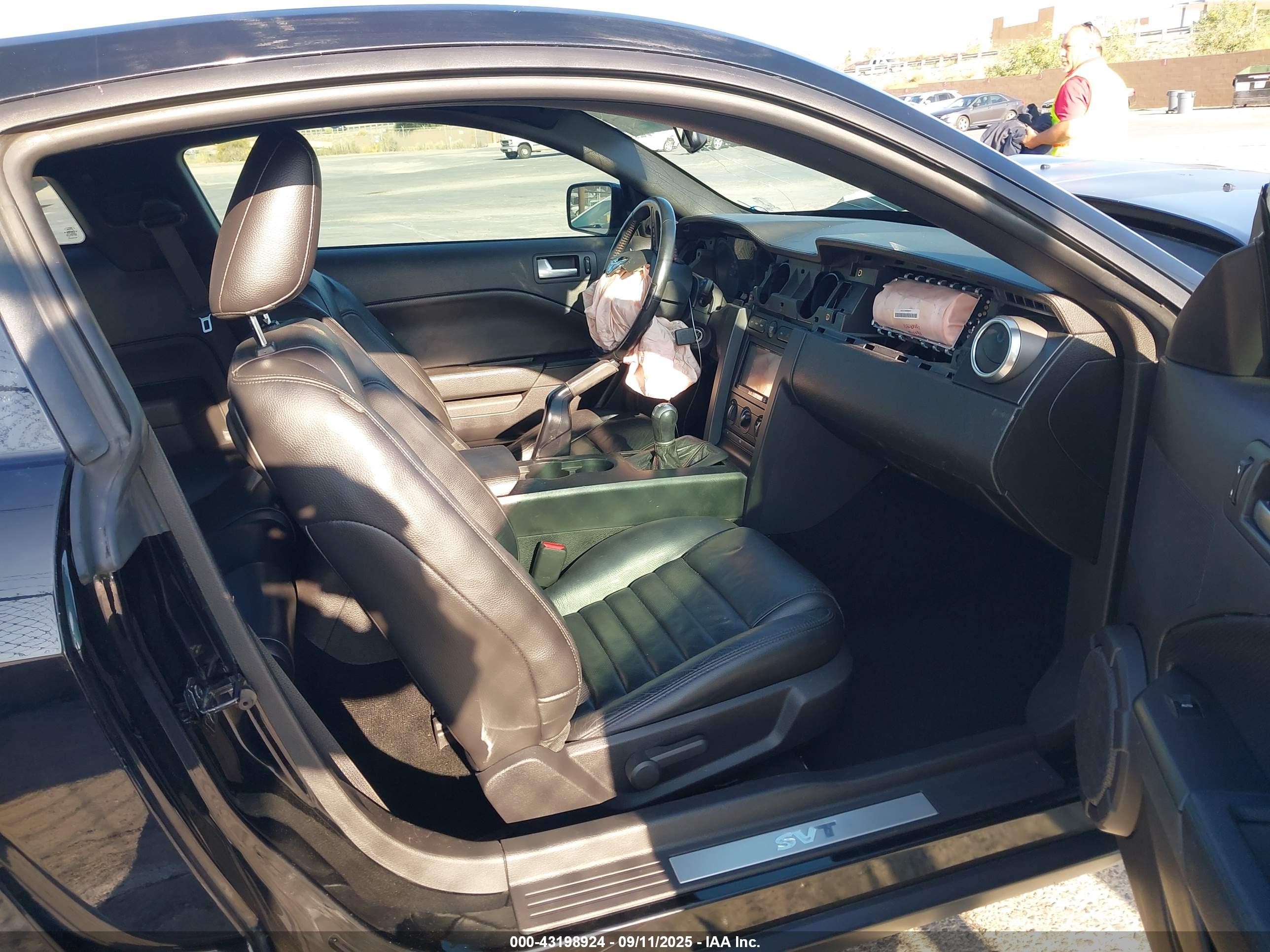 2007 Ford Shelby Gt   Black vin: 1ZVHT88S175369782