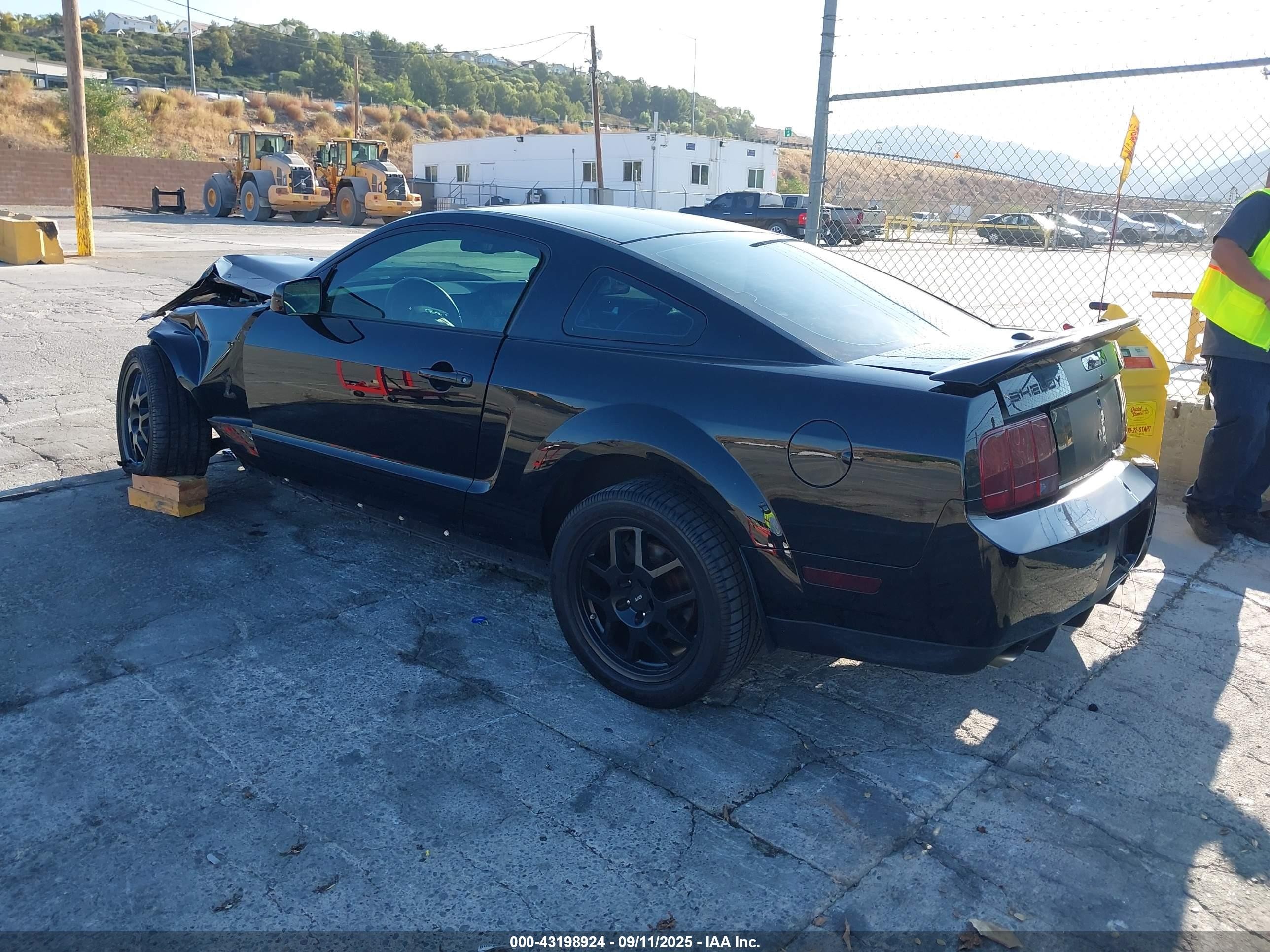 2007 Ford Shelby Gt   Black vin: 1ZVHT88S175369782