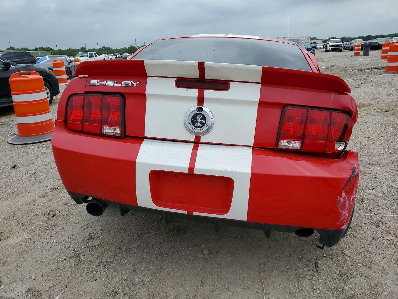 2007 Ford Mustang Shelby Gt500 Красный vin: 1ZVHT88S275240353