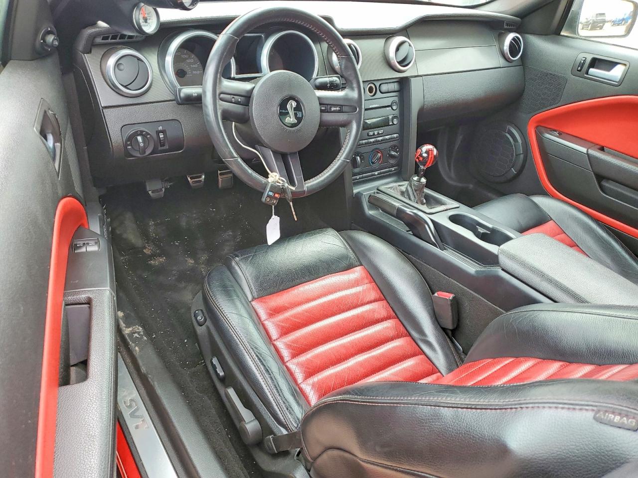2007 Ford Mustang Shelby Gt500 Красный vin: 1ZVHT88S275240353