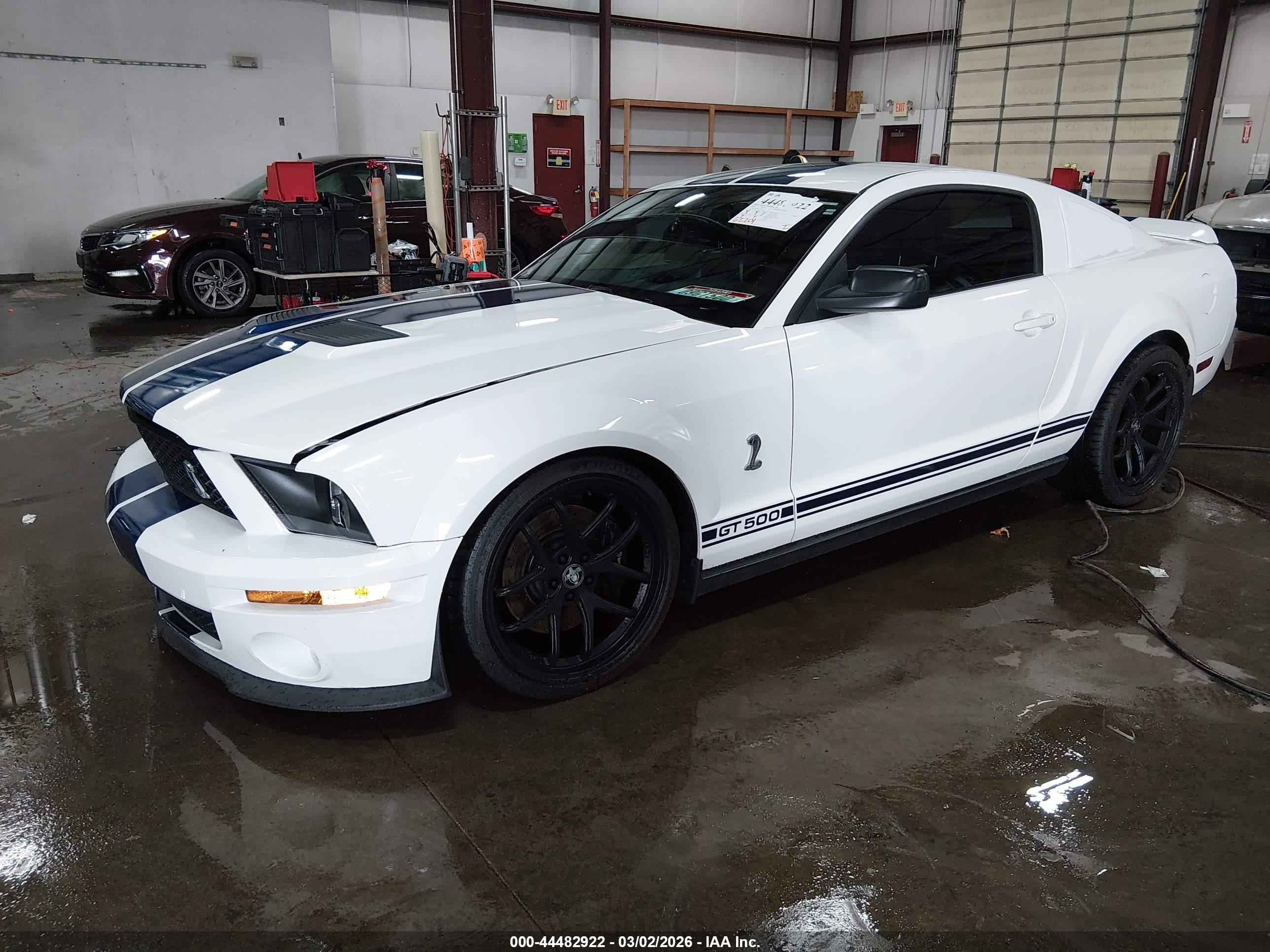 2009 Ford Shelby Gt500   White vin: 1ZVHT88S295137792