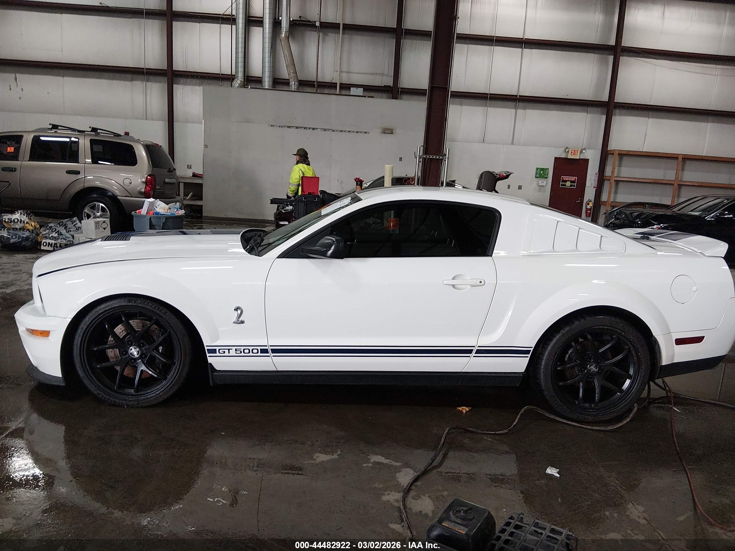 2009 Ford Shelby Gt500   White vin: 1ZVHT88S295137792
