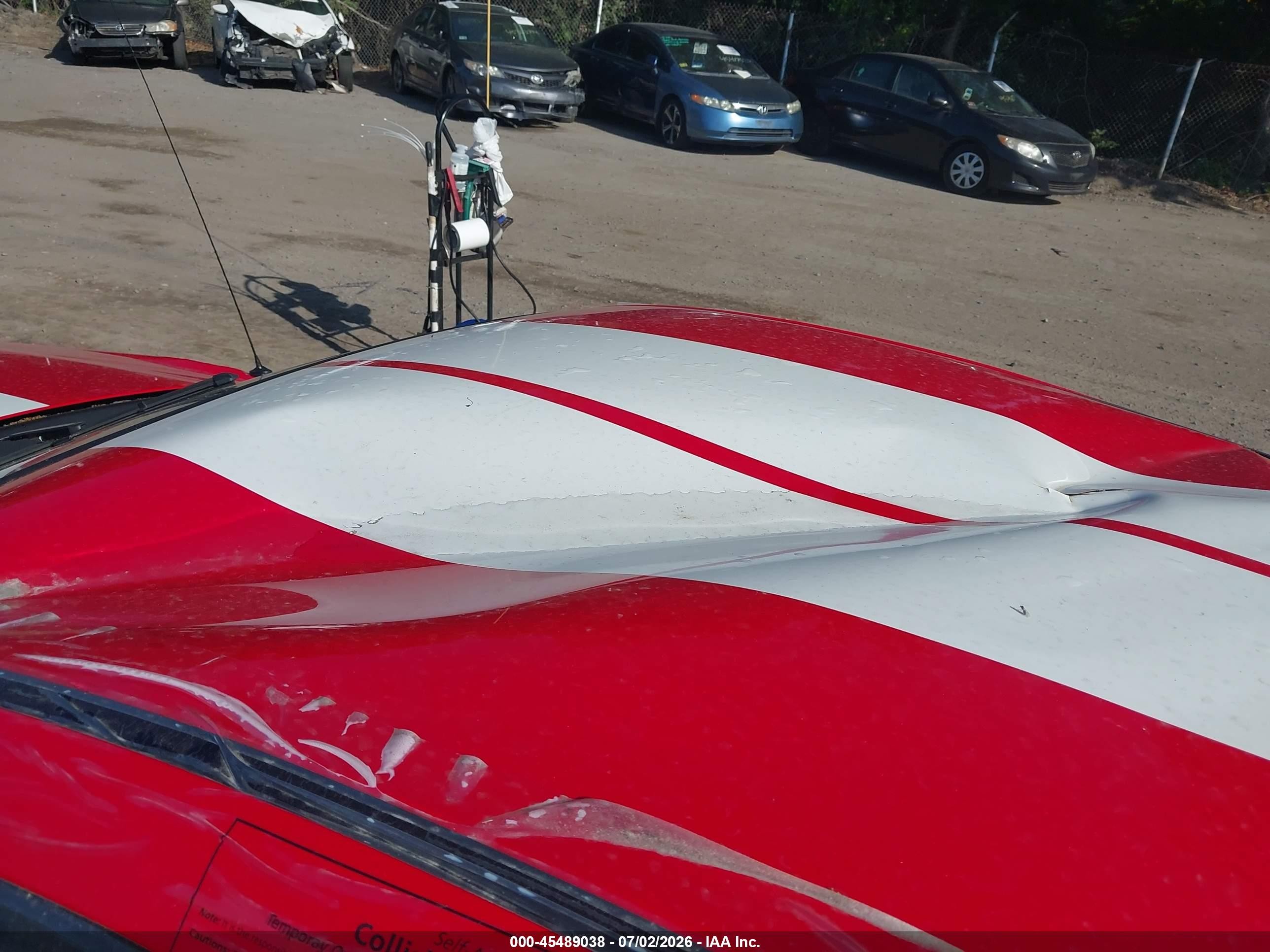 2007 Ford Shelby Gt500   Red vin: 1ZVHT88S475205507