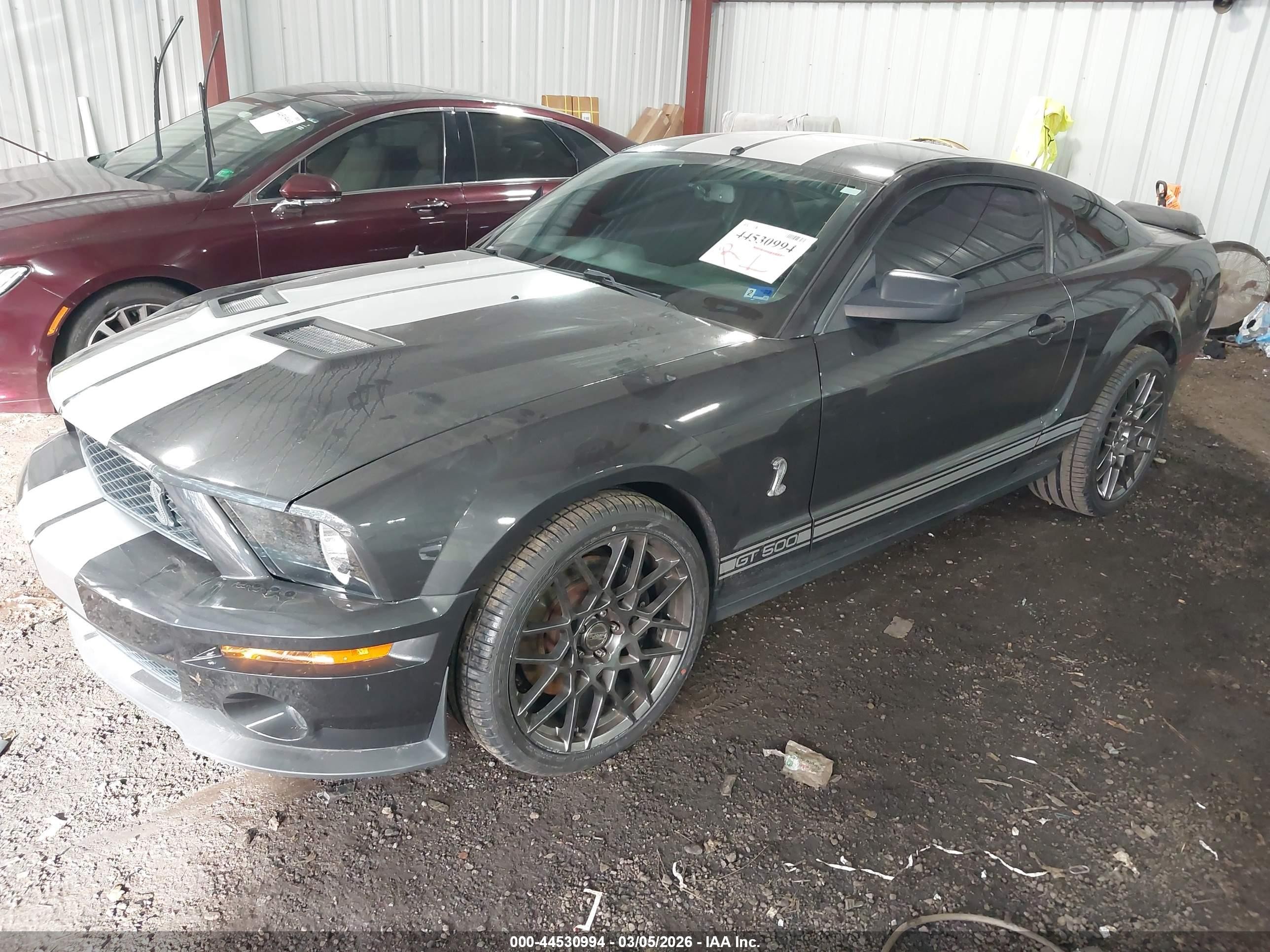 2007 Ford Shelby Gt500   Gray vin: 1ZVHT88S575348174