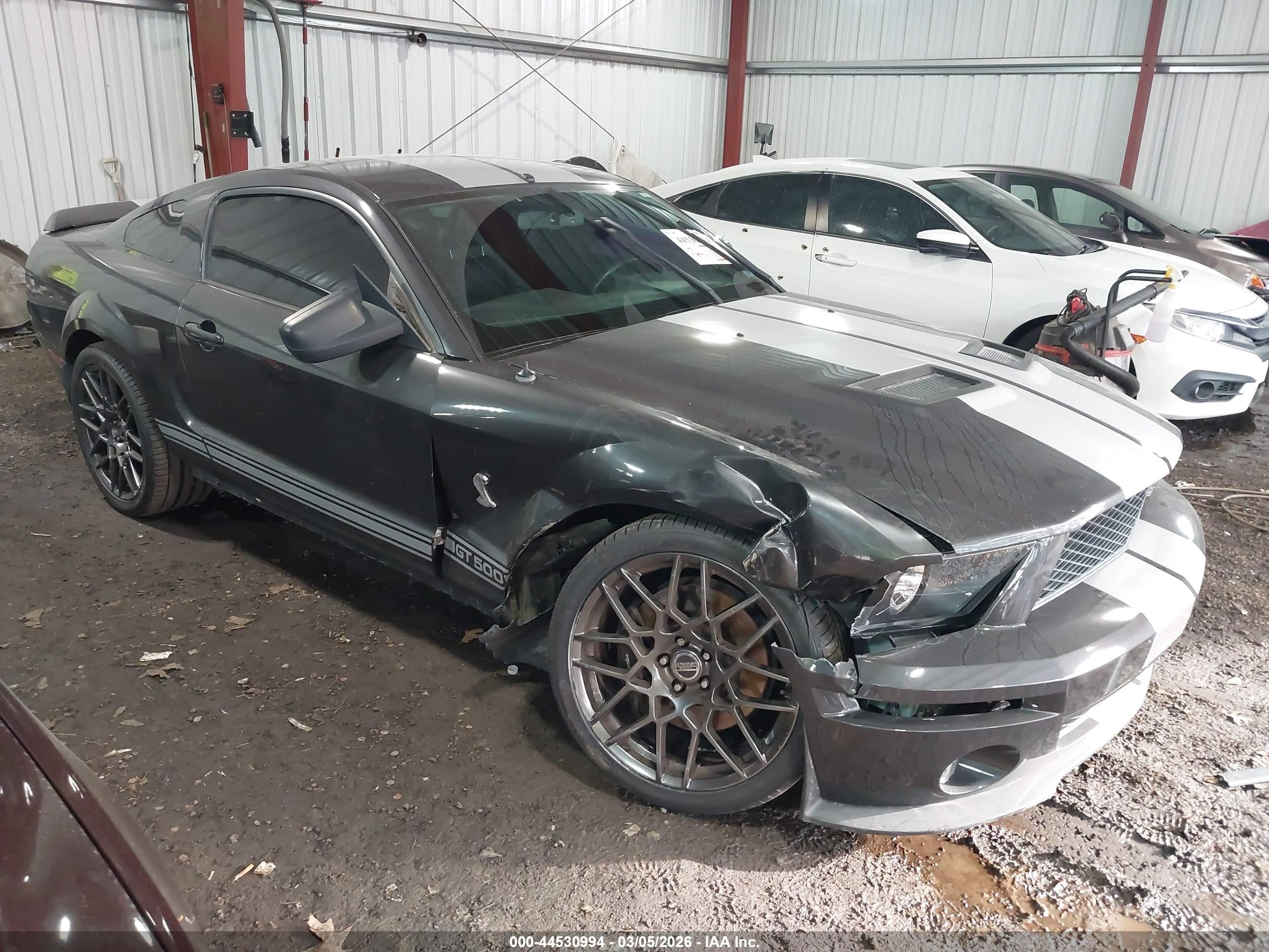 2007 Ford Shelby Gt500   Gray vin: 1ZVHT88S575348174