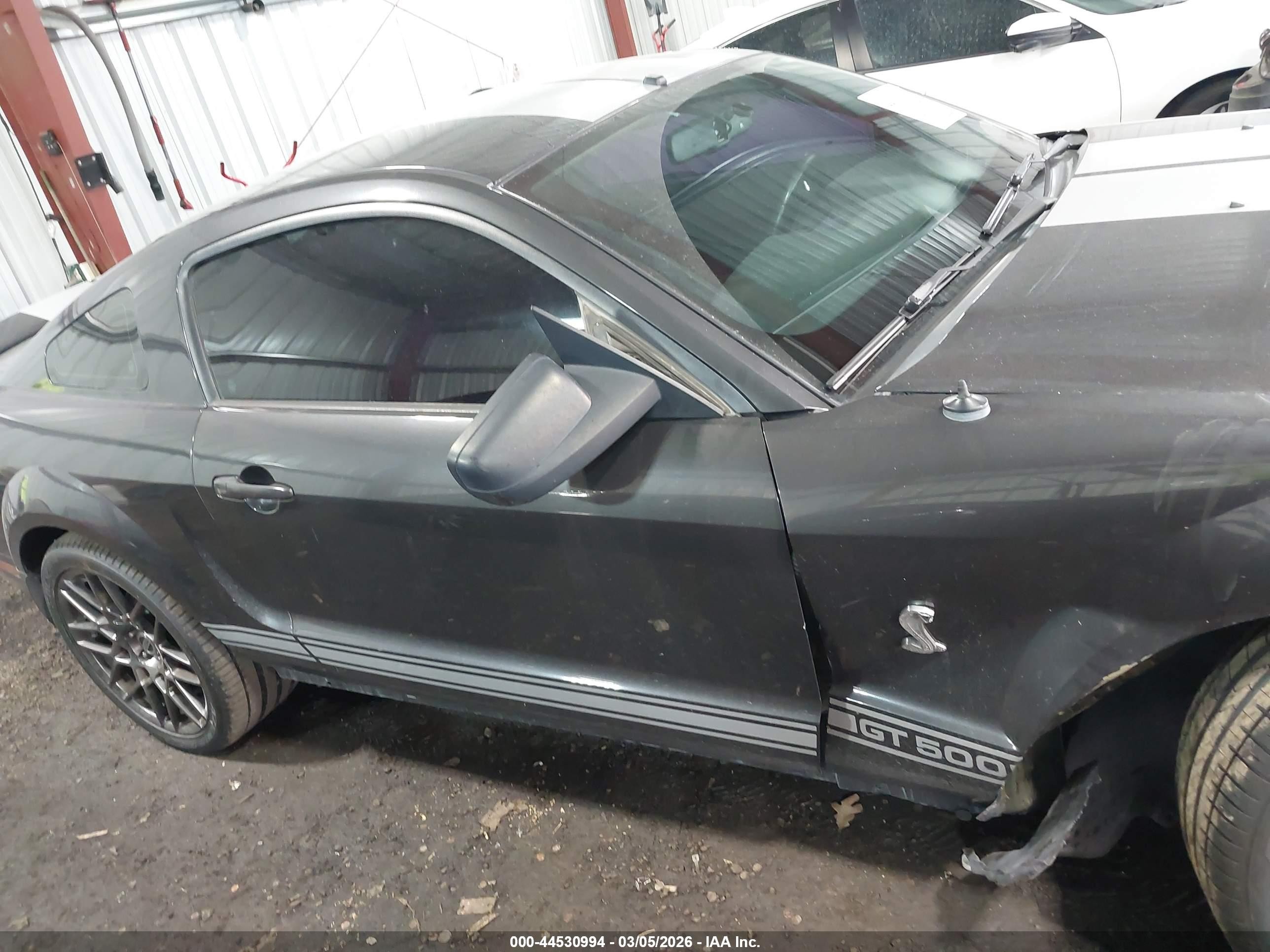 2007 Ford Shelby Gt500   Gray vin: 1ZVHT88S575348174