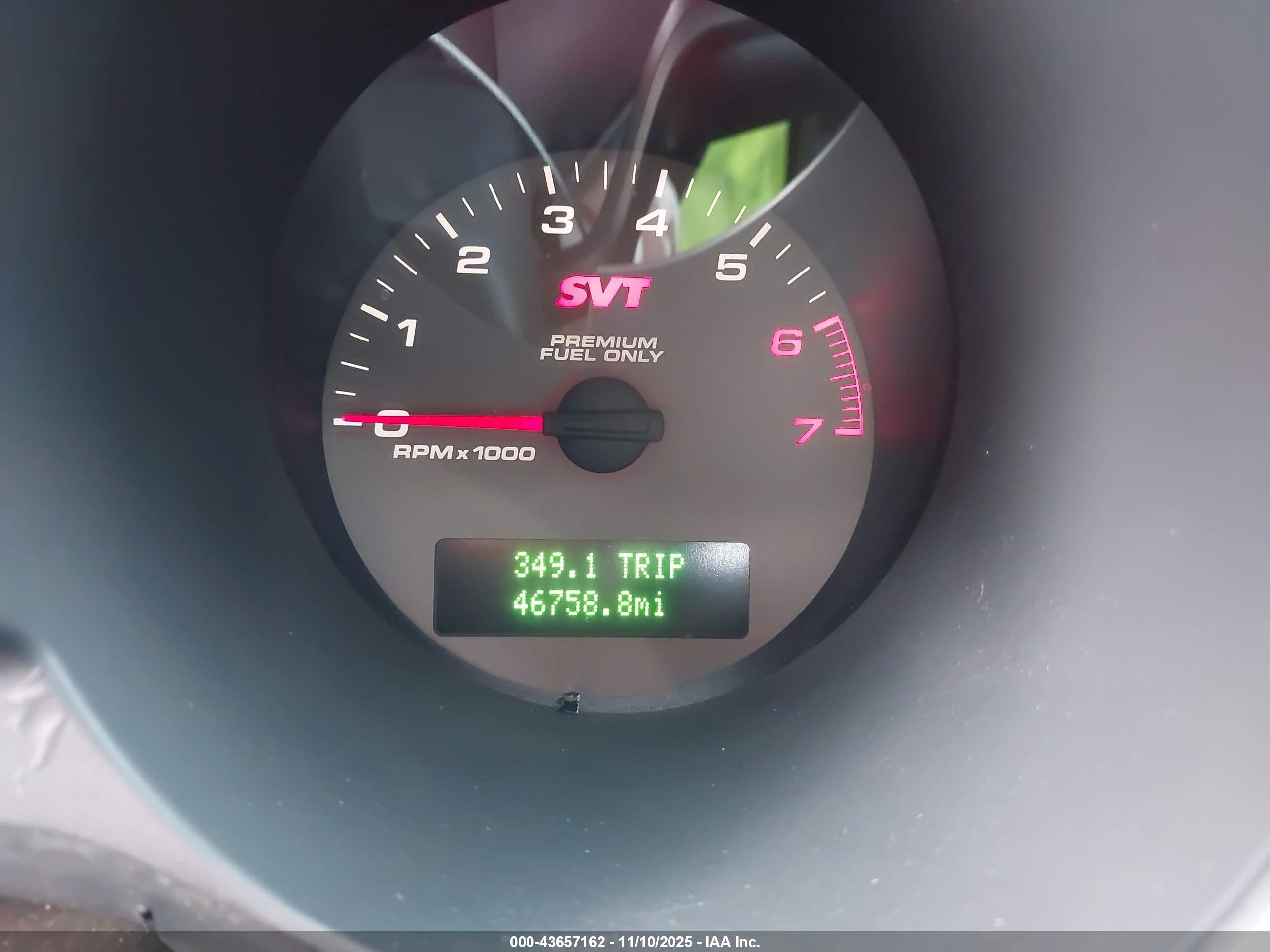 2007 Ford Shelby Gt500   Черный vin: 1ZVHT88S675260329