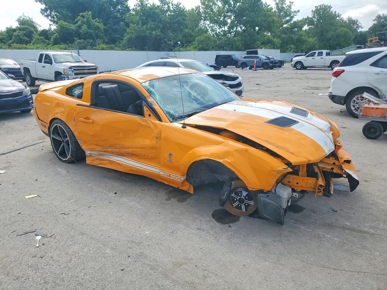 2007 Ford Mustang Shelby Gt500 Желтый vin: 1ZVHT88S775300224