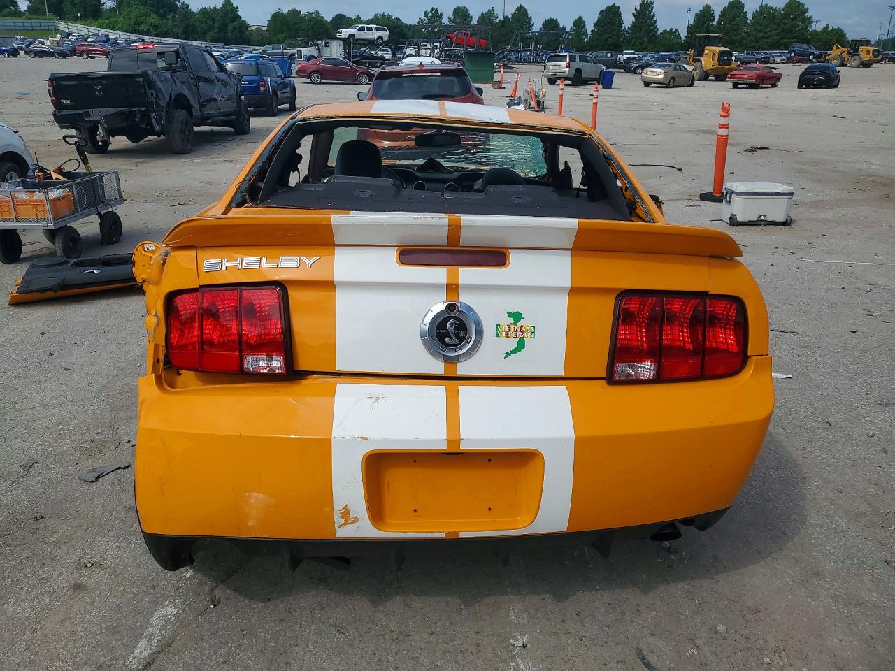 2007 Ford Mustang Shelby Gt500 Желтый vin: 1ZVHT88S775300224