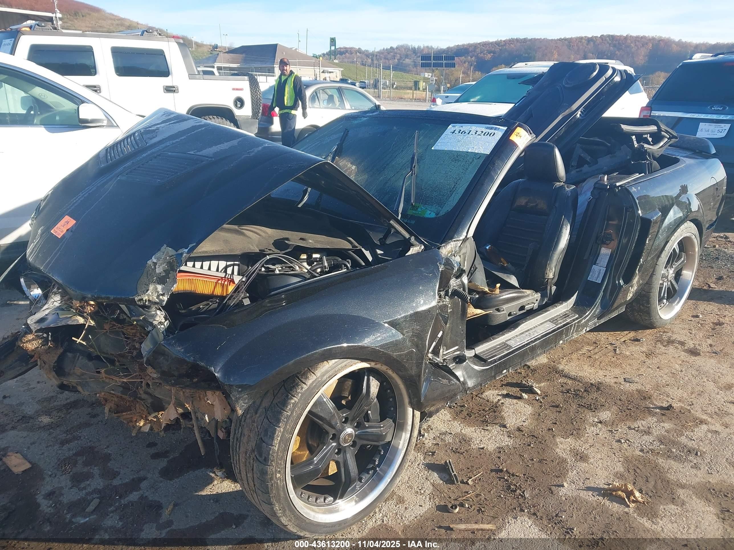 2007 Ford Shelby Gt500   Black vin: 1ZVHT89S075303142