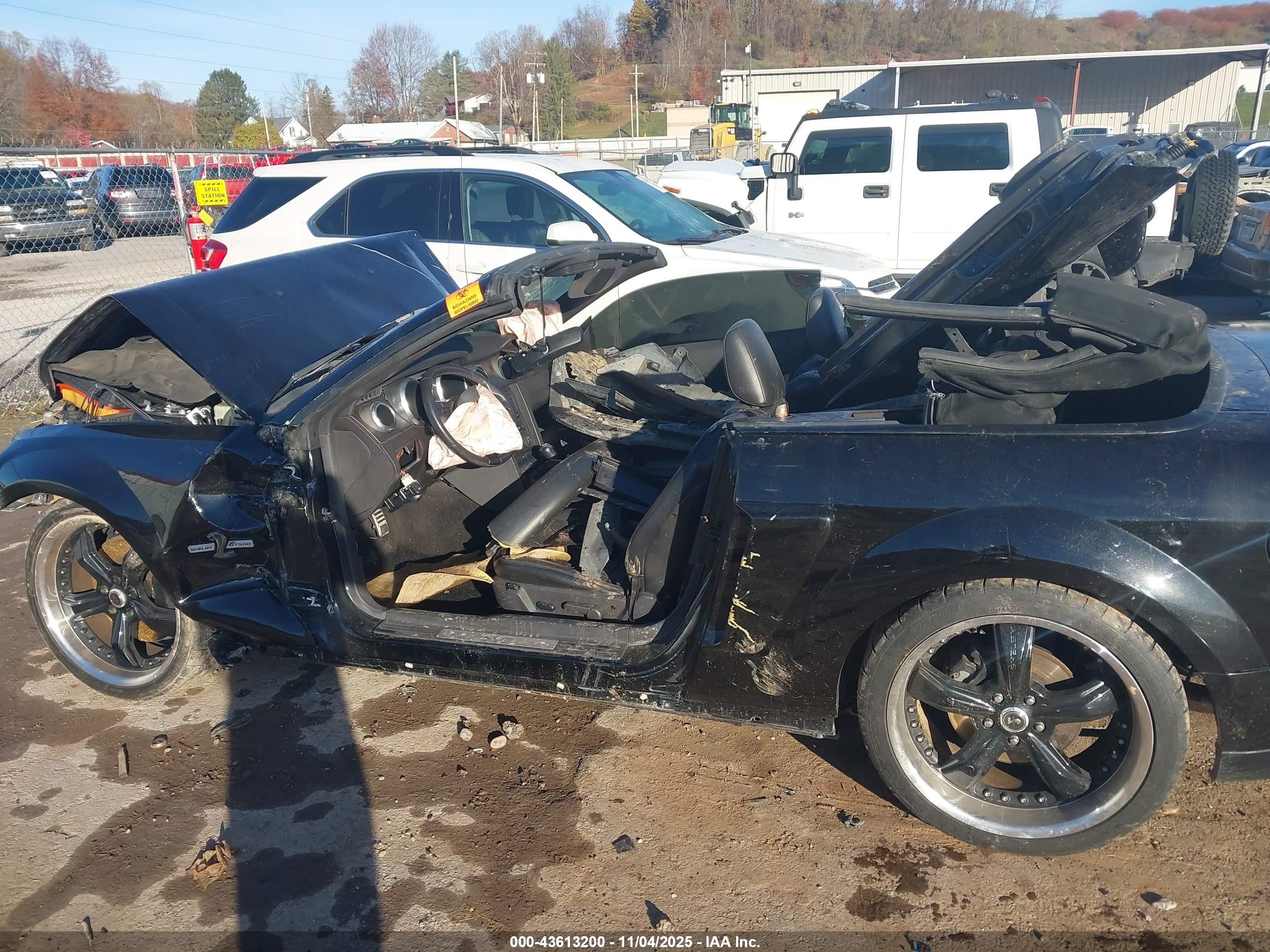 2007 Ford Shelby Gt500   Black vin: 1ZVHT89S075303142