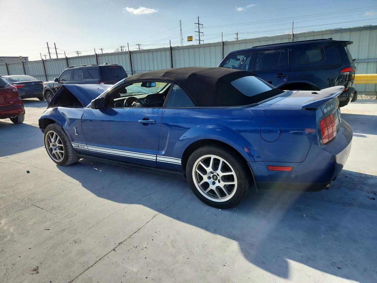 2008 Ford Mustang Shelby Gt500 Синий vin: 1ZVHT89S085113567