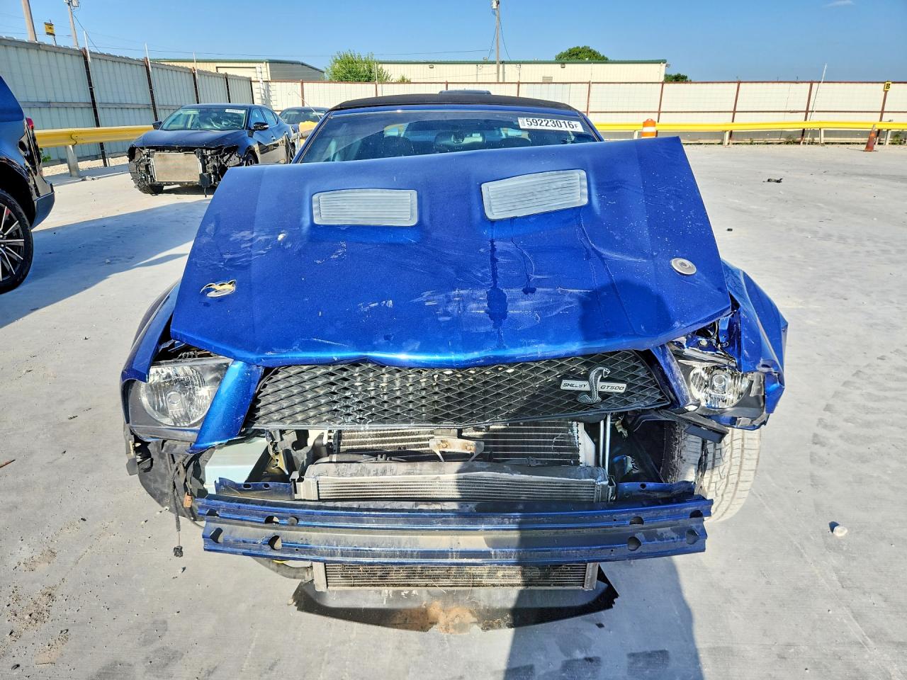 2008 Ford Mustang Shelby Gt500 Синий vin: 1ZVHT89S085113567