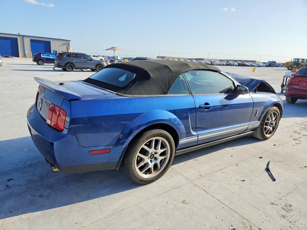 2008 Ford Mustang Shelby Gt500 Синий vin: 1ZVHT89S085113567