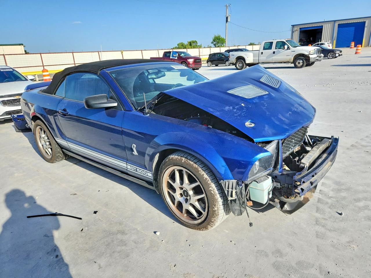 2008 Ford Mustang Shelby Gt500 Синий vin: 1ZVHT89S085113567