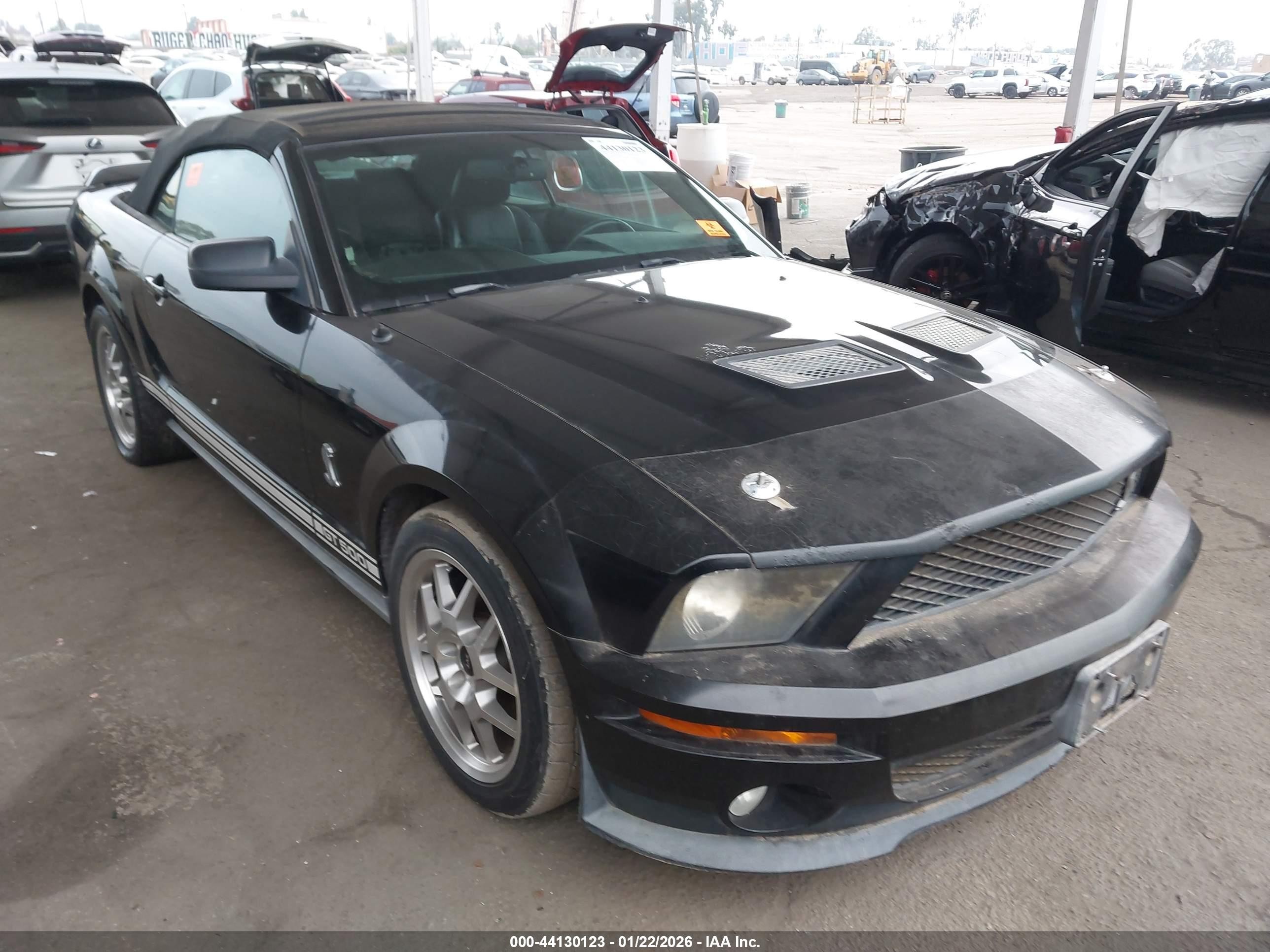 2007 Ford Shelby Gt500 Black vin: 1ZVHT89S275311761