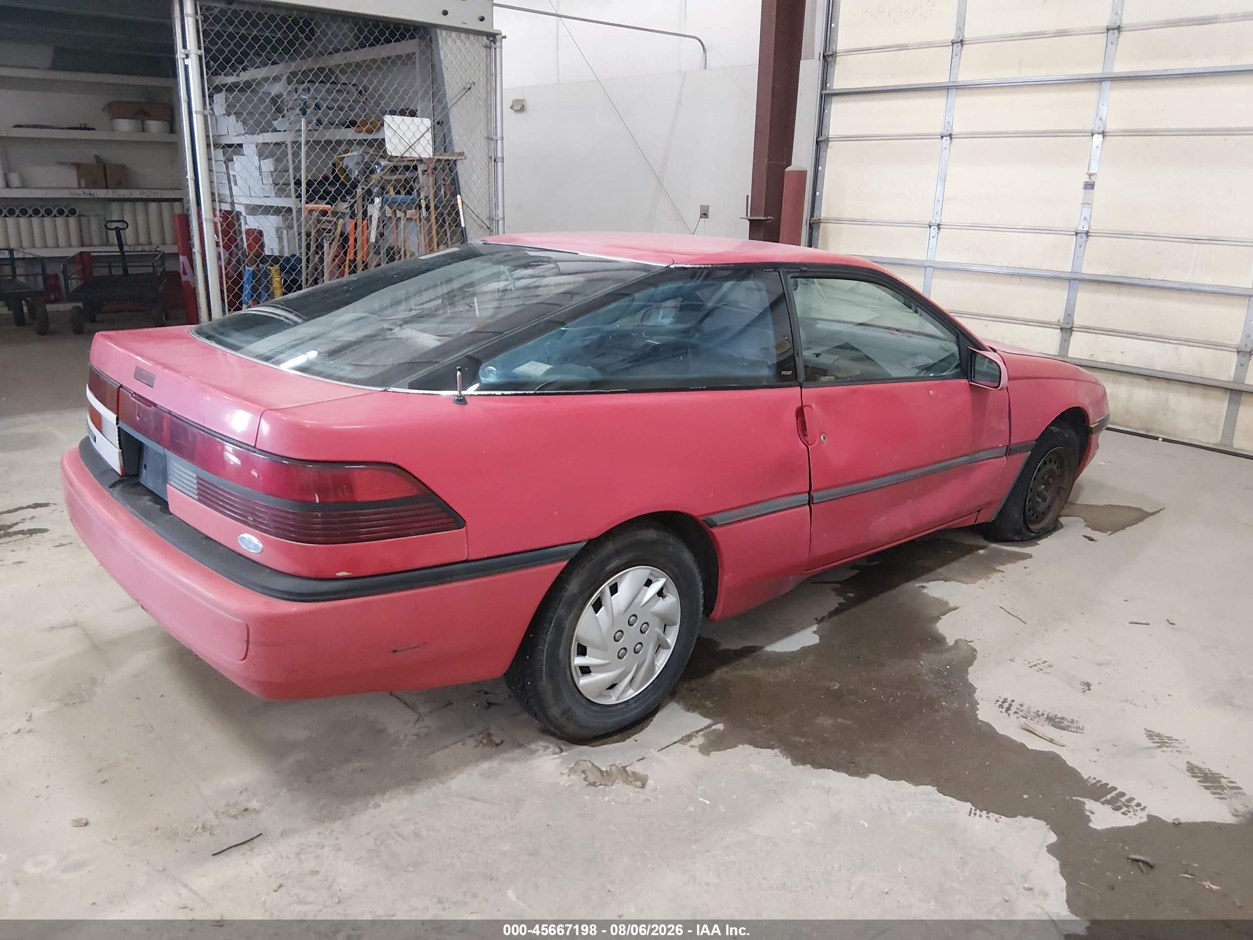 1991 Ford Probe Gl Красный vin: 1ZVPT20C6M5144086