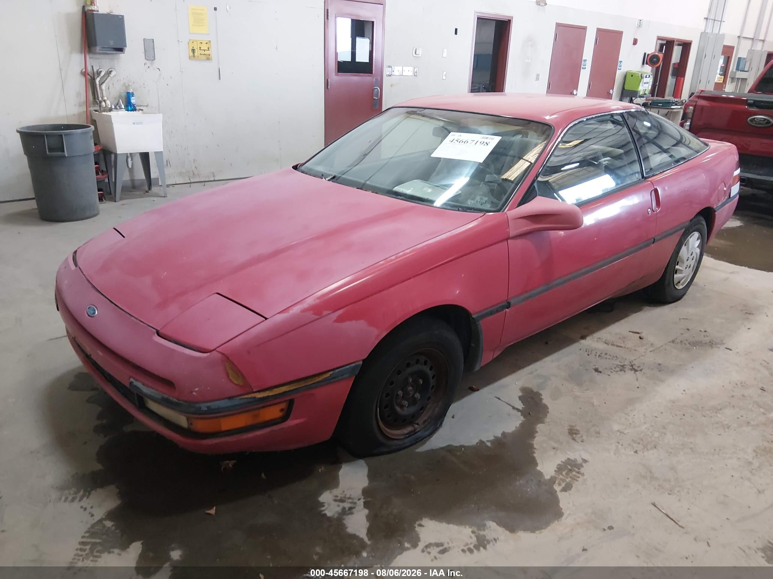 1991 Ford Probe Gl Красный vin: 1ZVPT20C6M5144086
