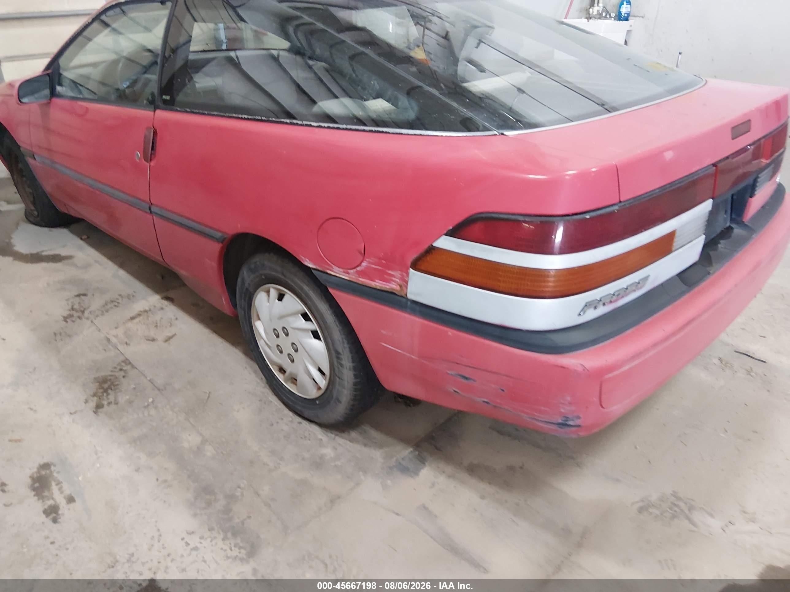1991 Ford Probe Gl Красный vin: 1ZVPT20C6M5144086