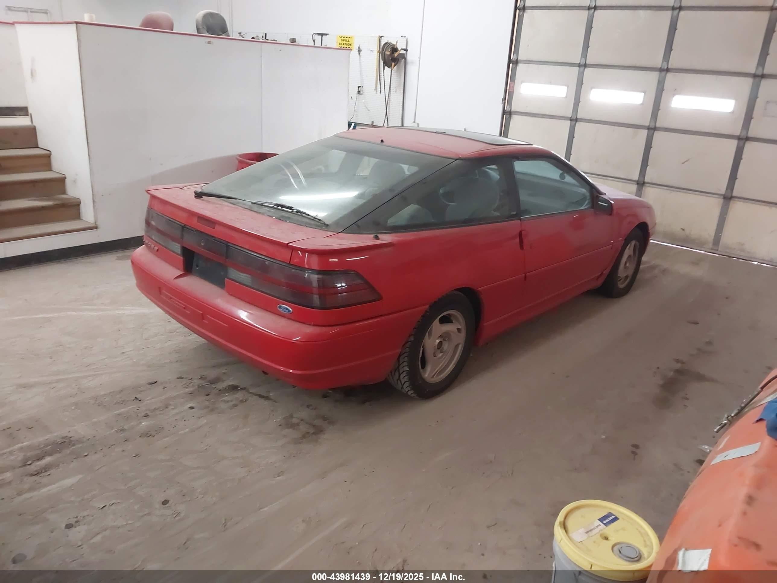 1991 Ford Probe Gt Red vin: 1ZVPT22L8M5122359