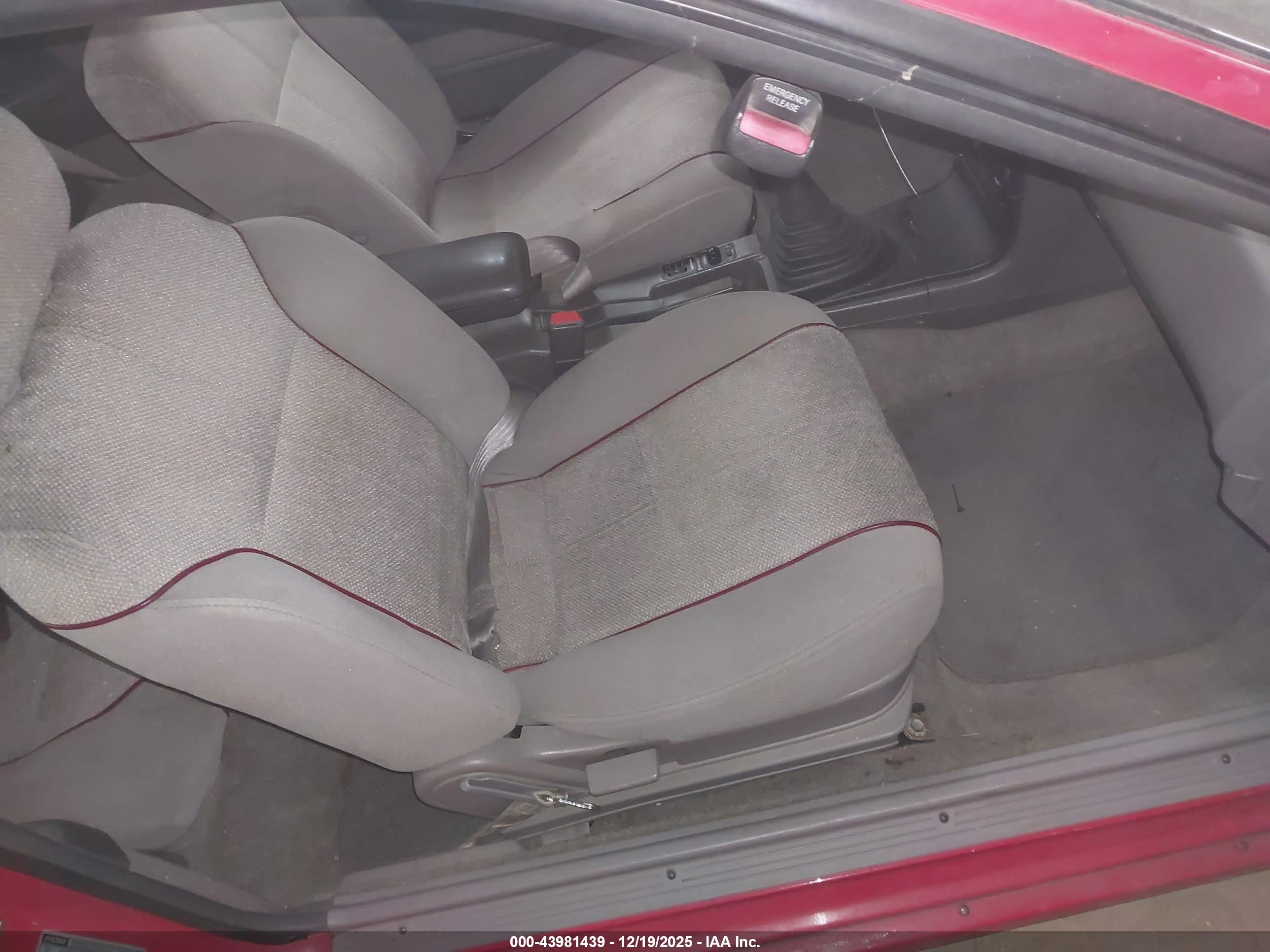 1991 Ford Probe Gt Red vin: 1ZVPT22L8M5122359