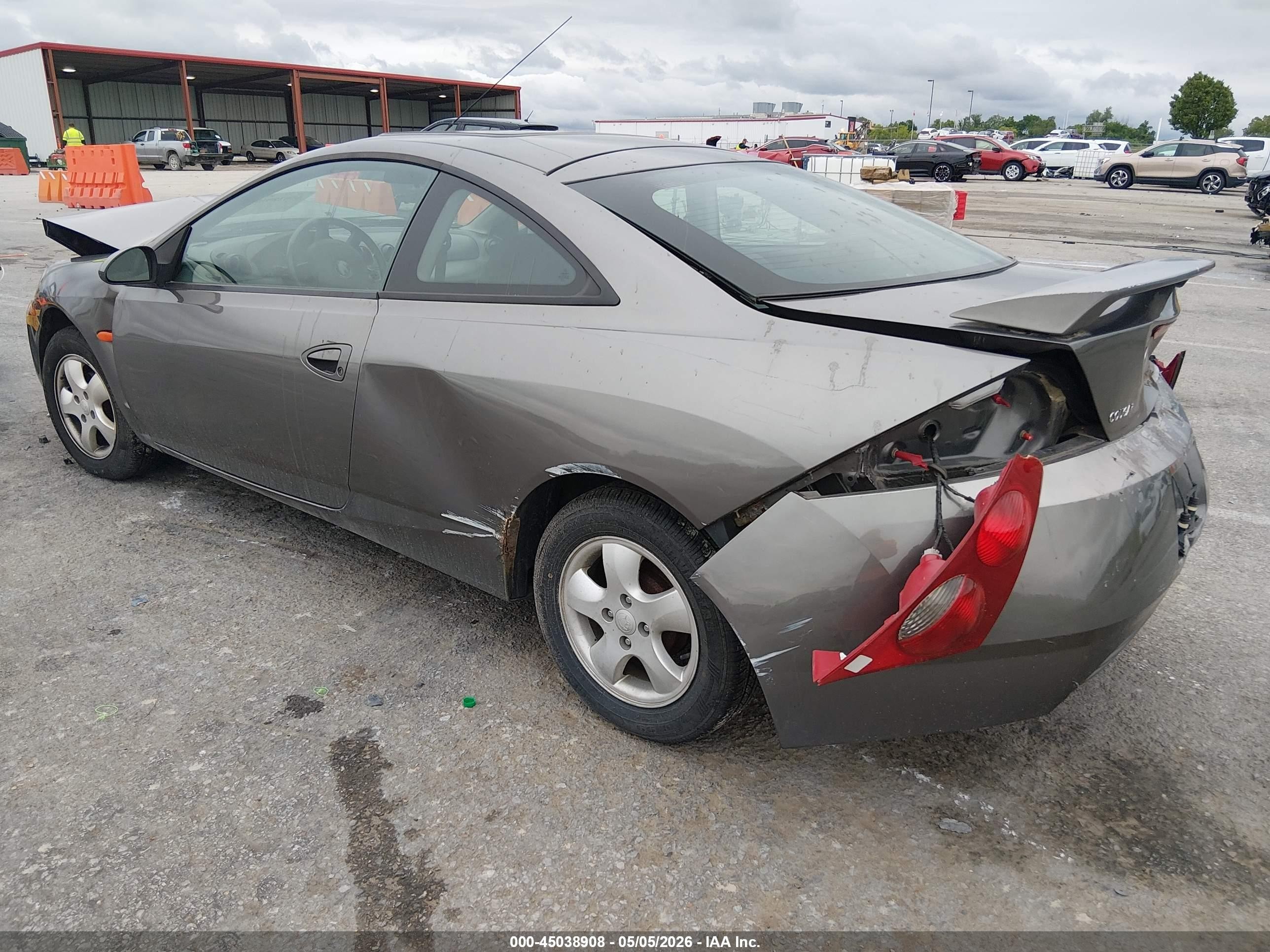2001 Mercury Cougar I4 Gray vin: 1ZWFT603315606971