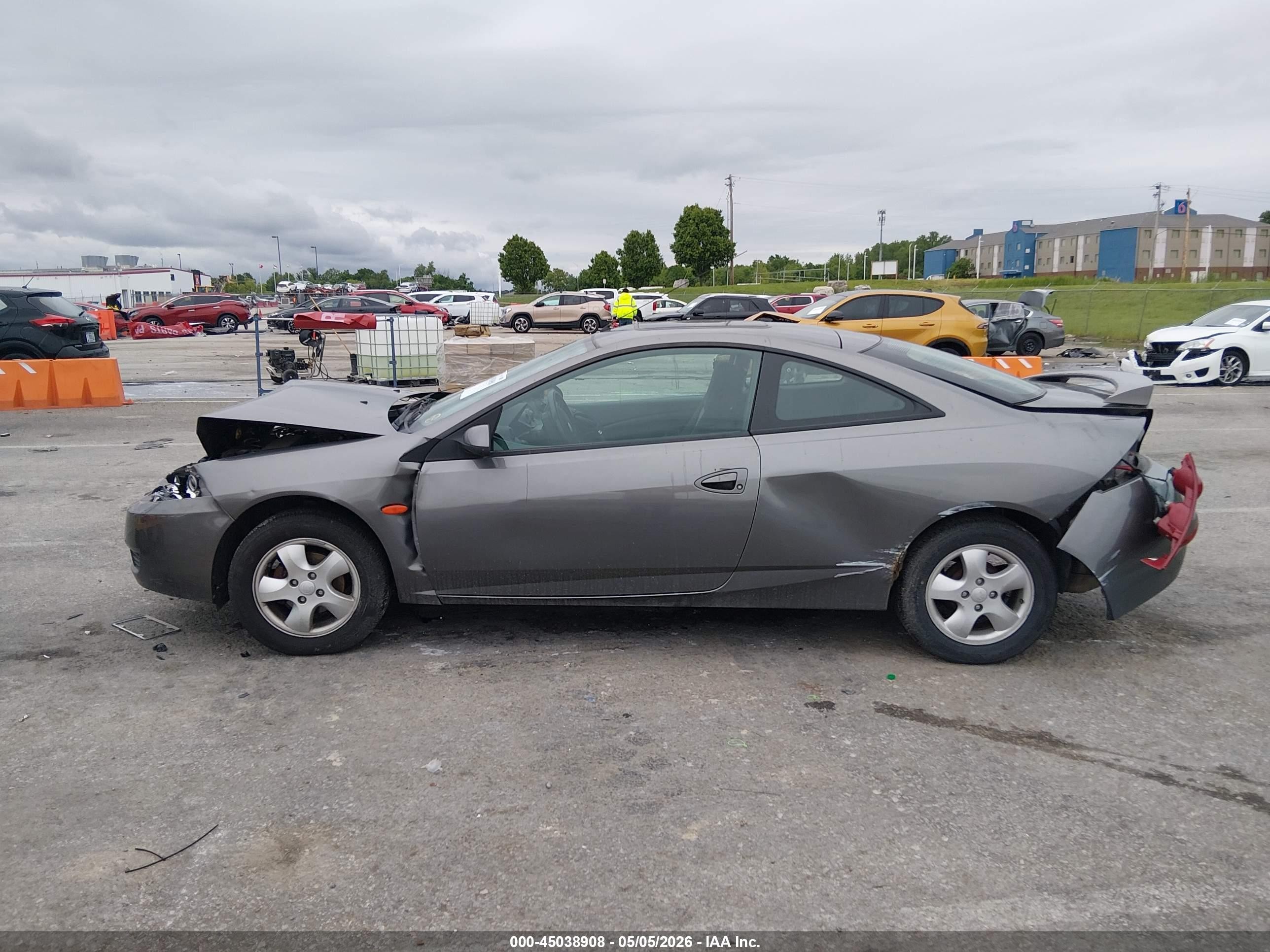 2001 Mercury Cougar I4 Gray vin: 1ZWFT603315606971