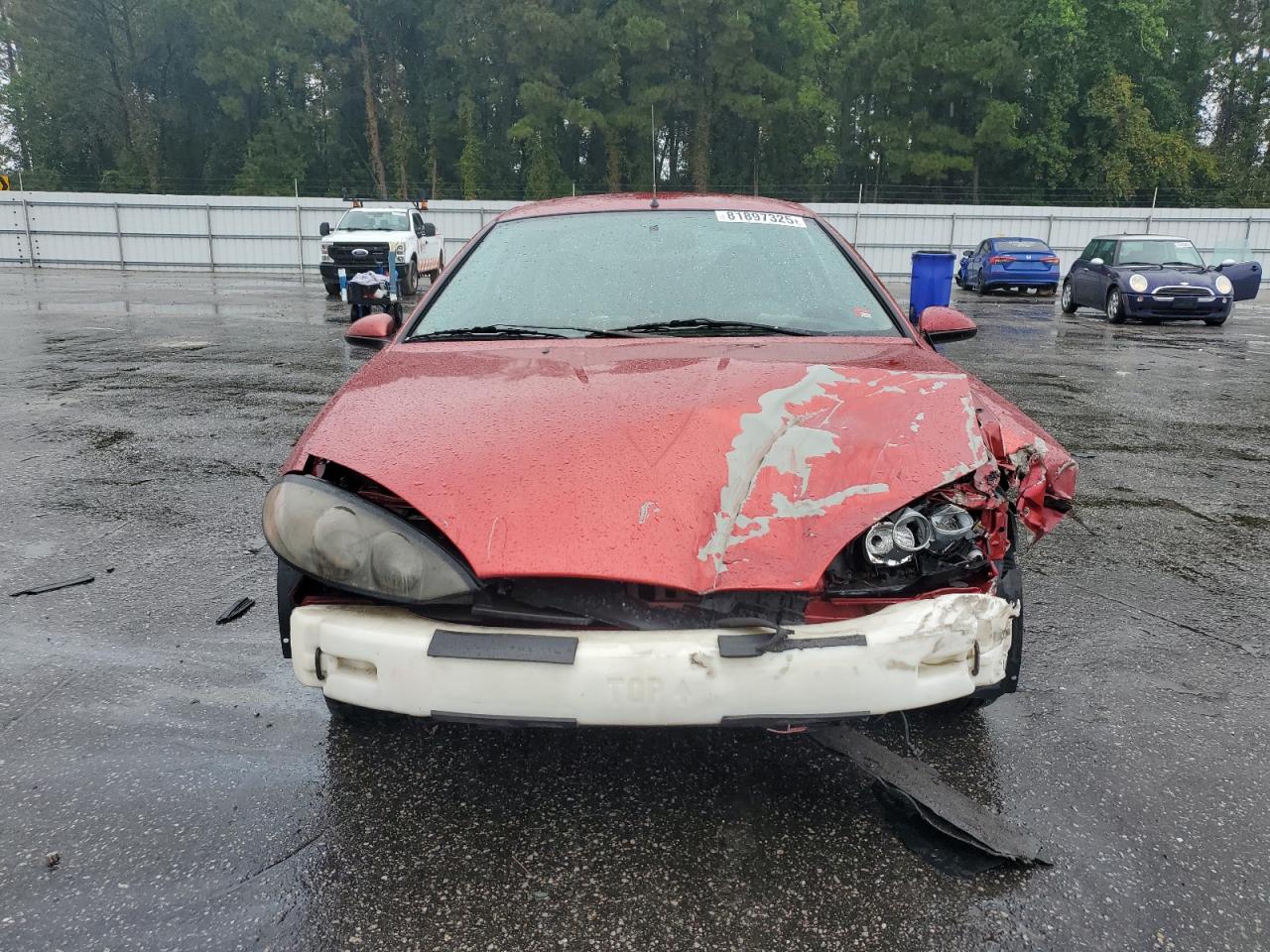 2000 Mercury Cougar I4 Red vin: 1ZWFT6033Y5612487