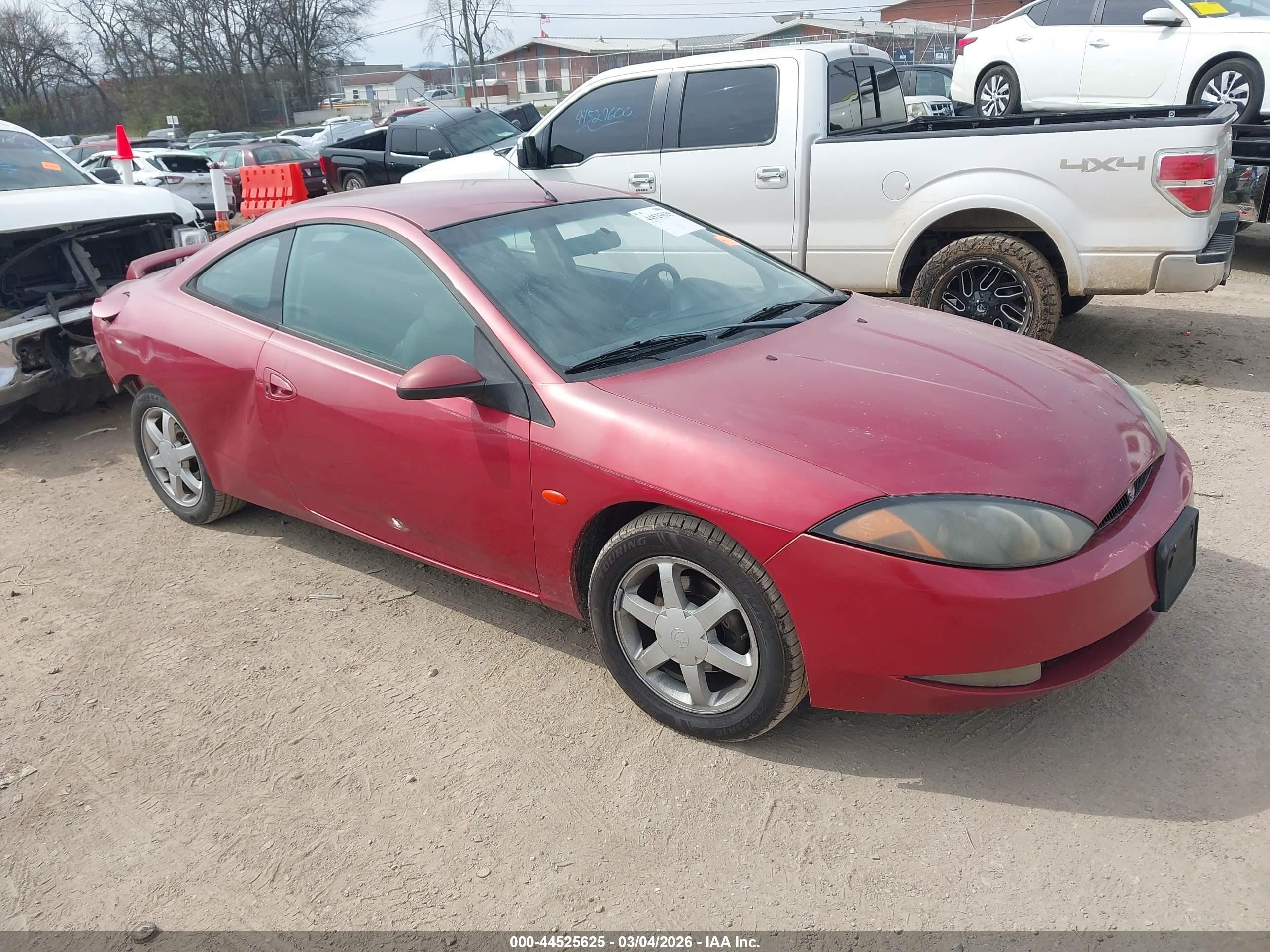2000 Mercury Cougar V6 Бордовый vin: 1ZWFT61L2Y5647505