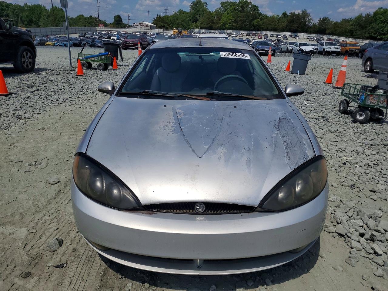 1999 Mercury Cougar V6 Silver vin: 1ZWFT61L3X5656258