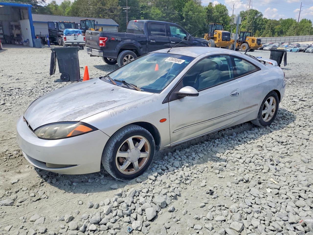 1999 Mercury Cougar V6 Silver vin: 1ZWFT61L3X5656258