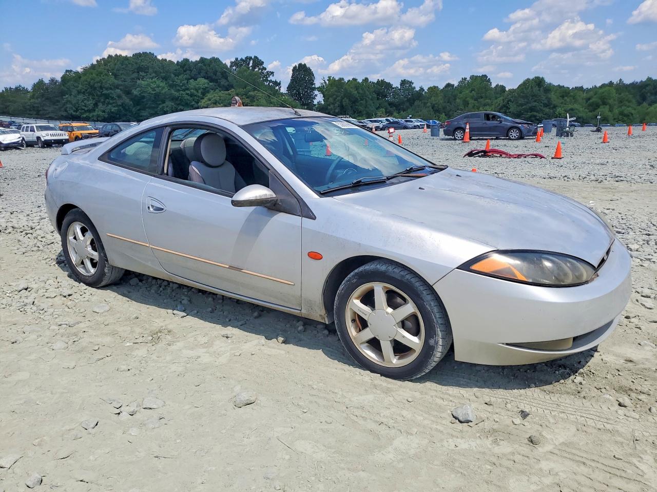 1999 Mercury Cougar V6 Silver vin: 1ZWFT61L3X5656258