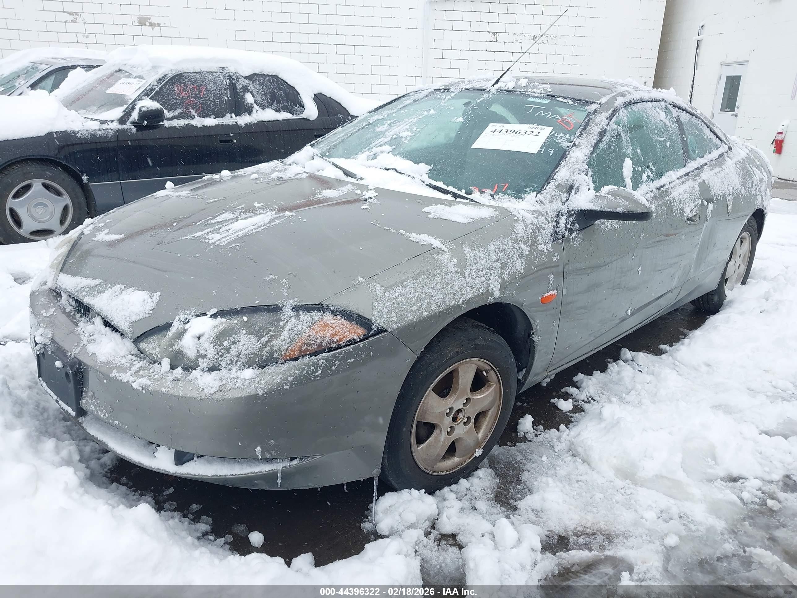 2000 Mercury Cougar V6 Gray vin: 1ZWFT61L4Y5640149
