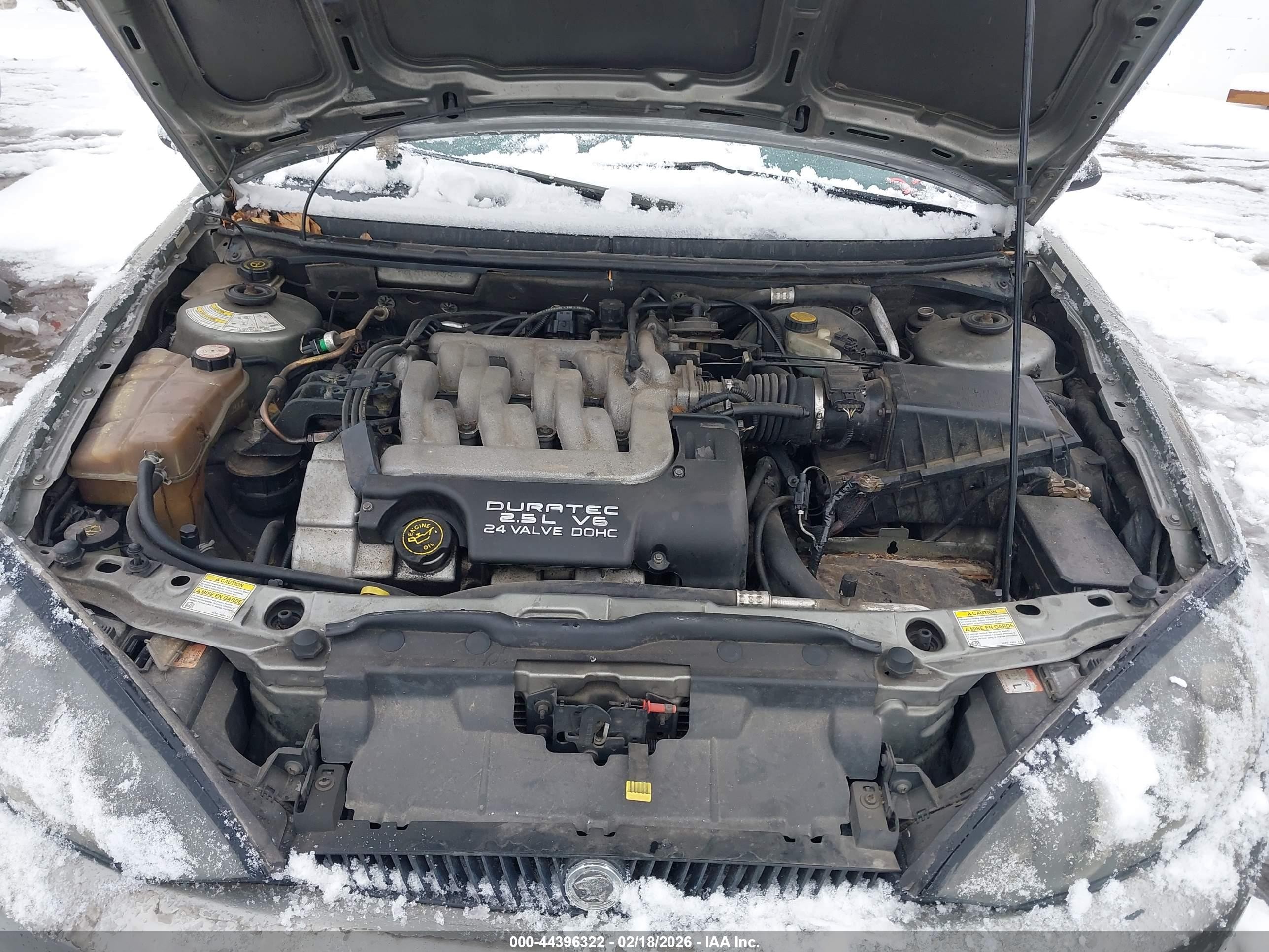 2000 Mercury Cougar V6 Gray vin: 1ZWFT61L4Y5640149
