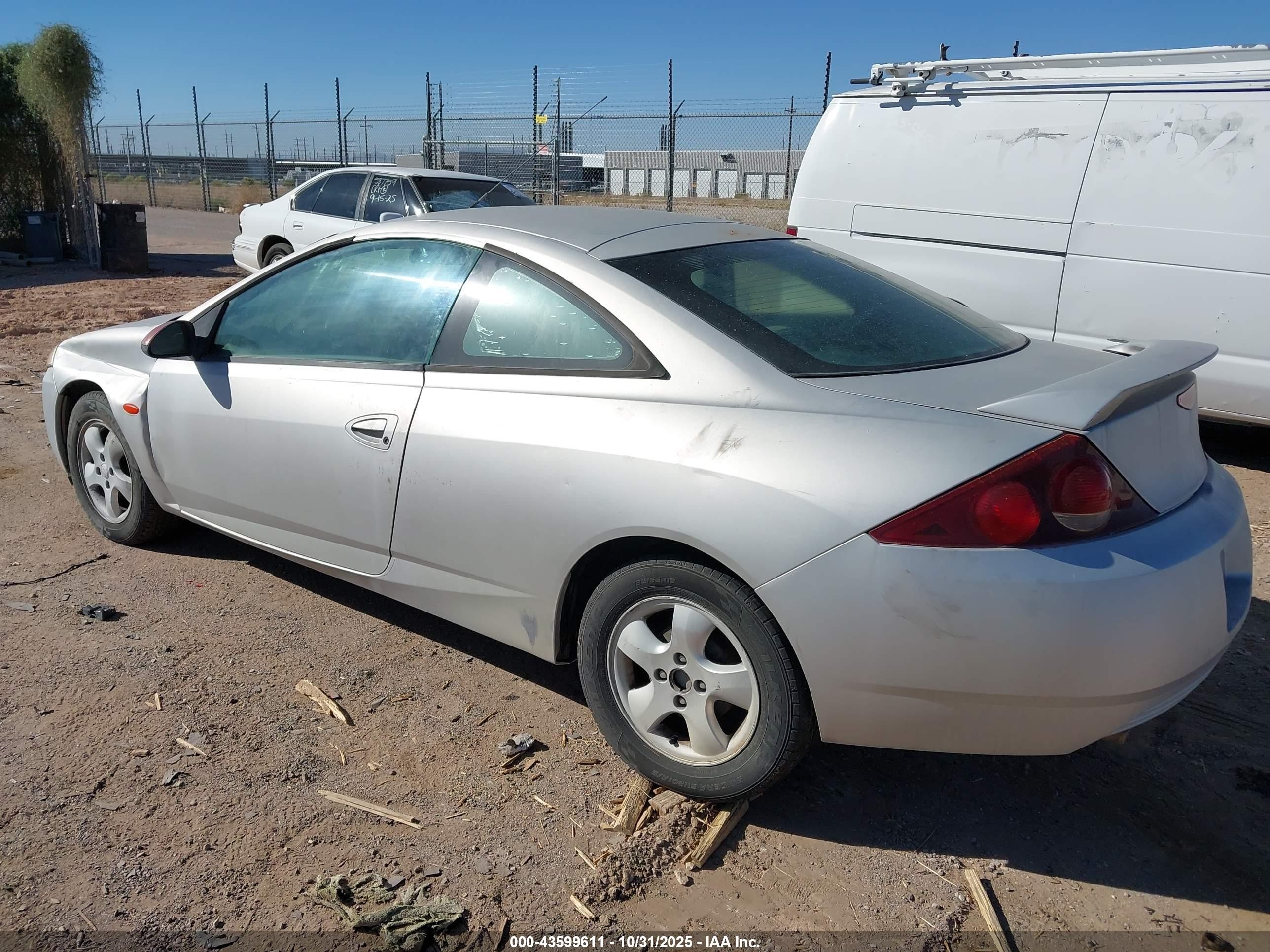 2001 Mercury Cougar V6/v6 S Silver vin: 1ZWFT61L715611637