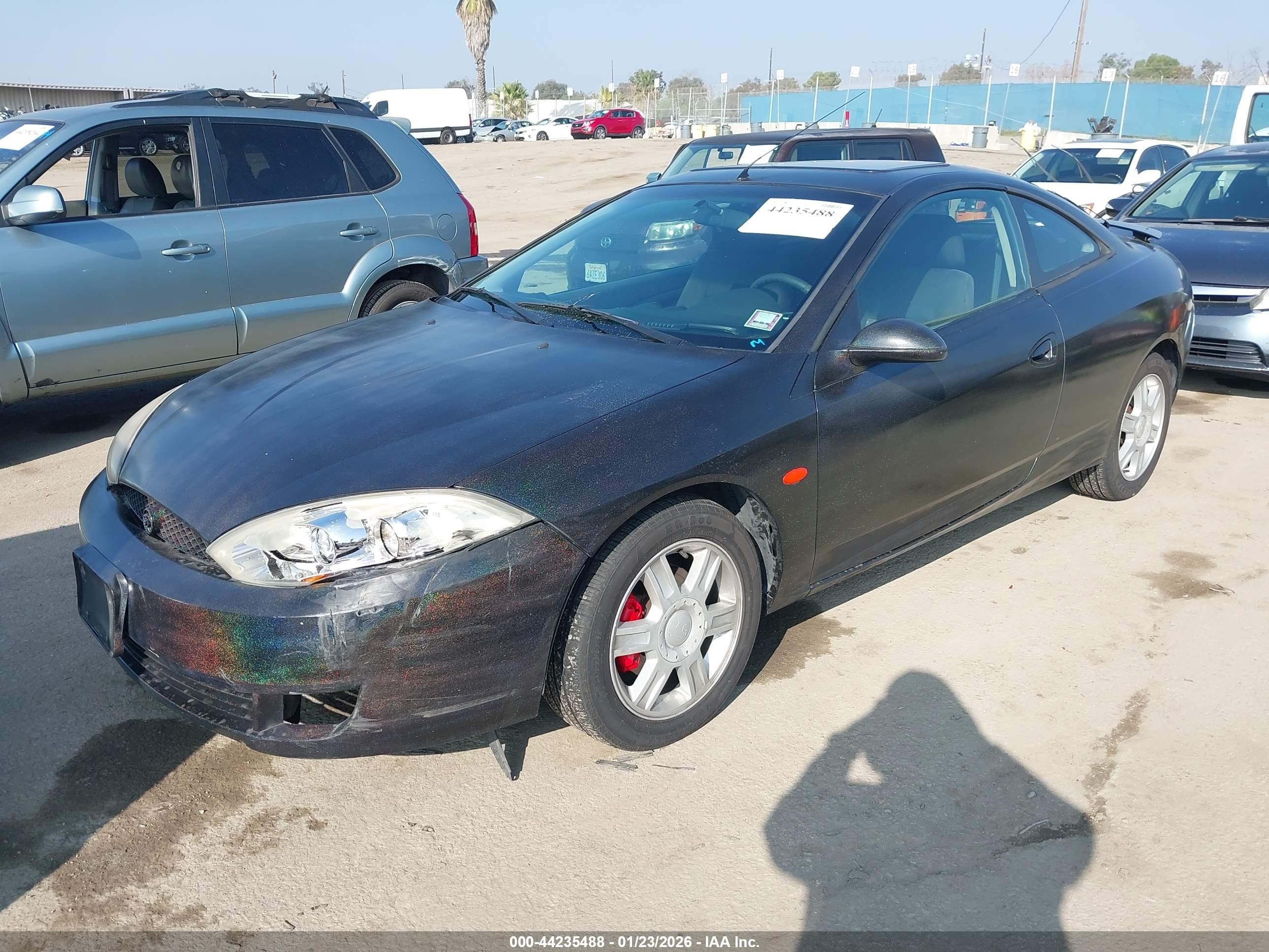 2001 Mercury Cougar V6/v6 S Black vin: 1ZWFT61L715623769