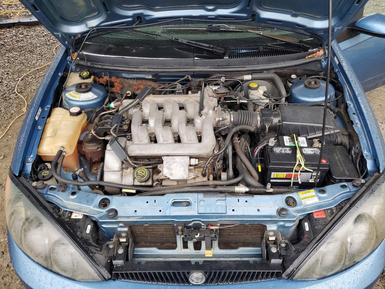 2000 Mercury Cougar V6 Blue vin: 1ZWFT61L8Y5607980
