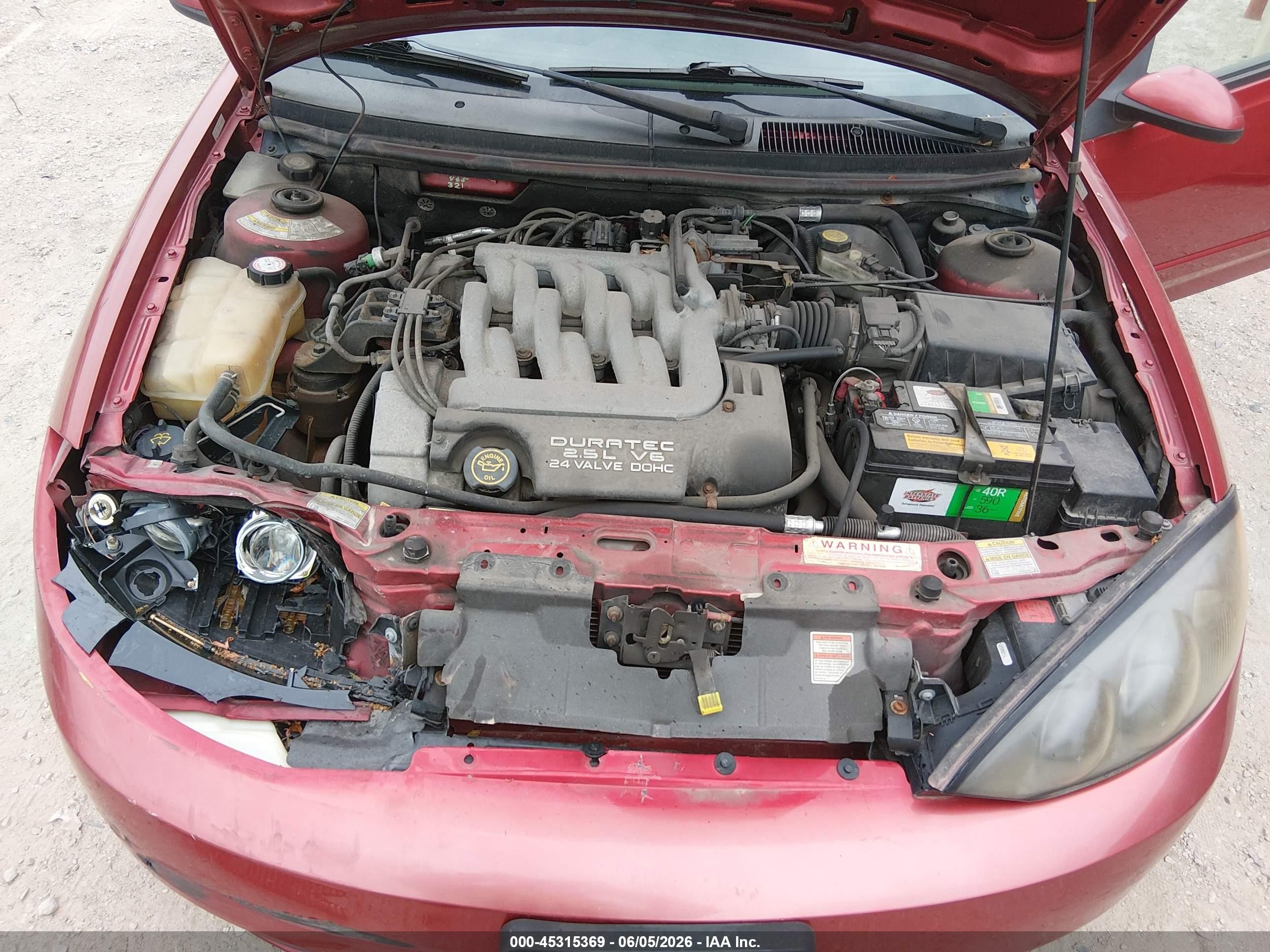 1999 Mercury Cougar V6 Burgundy vin: 1ZWFT61LXX5670237