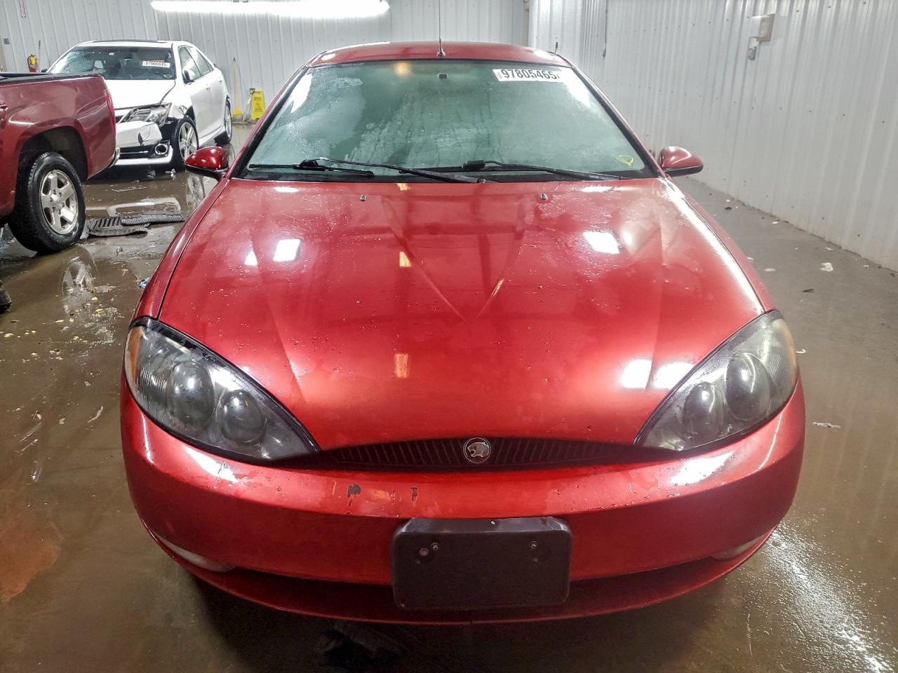 2000 Mercury Cougar V6 Red vin: 1ZWHT61L3Y5626140