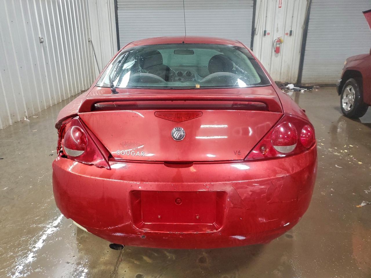2000 Mercury Cougar V6 Red vin: 1ZWHT61L3Y5626140