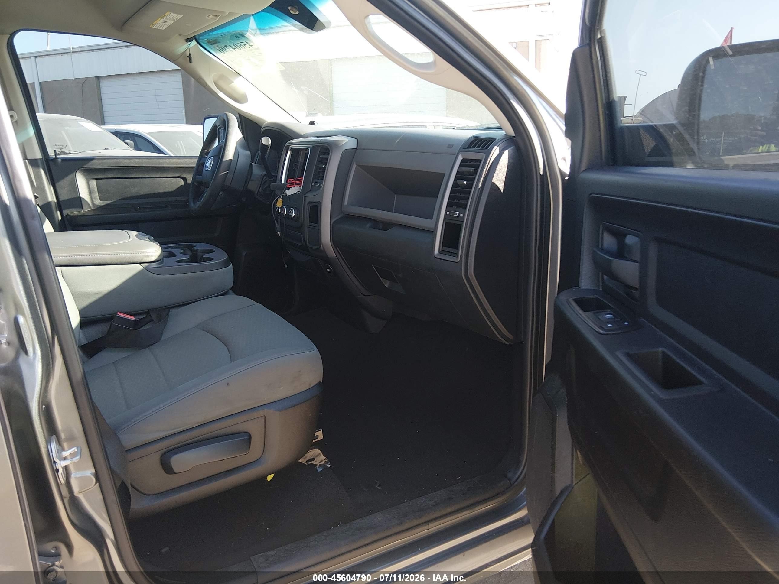 2013 Ram 1500 Express Gray vin: 1c6rr6ftxds702751