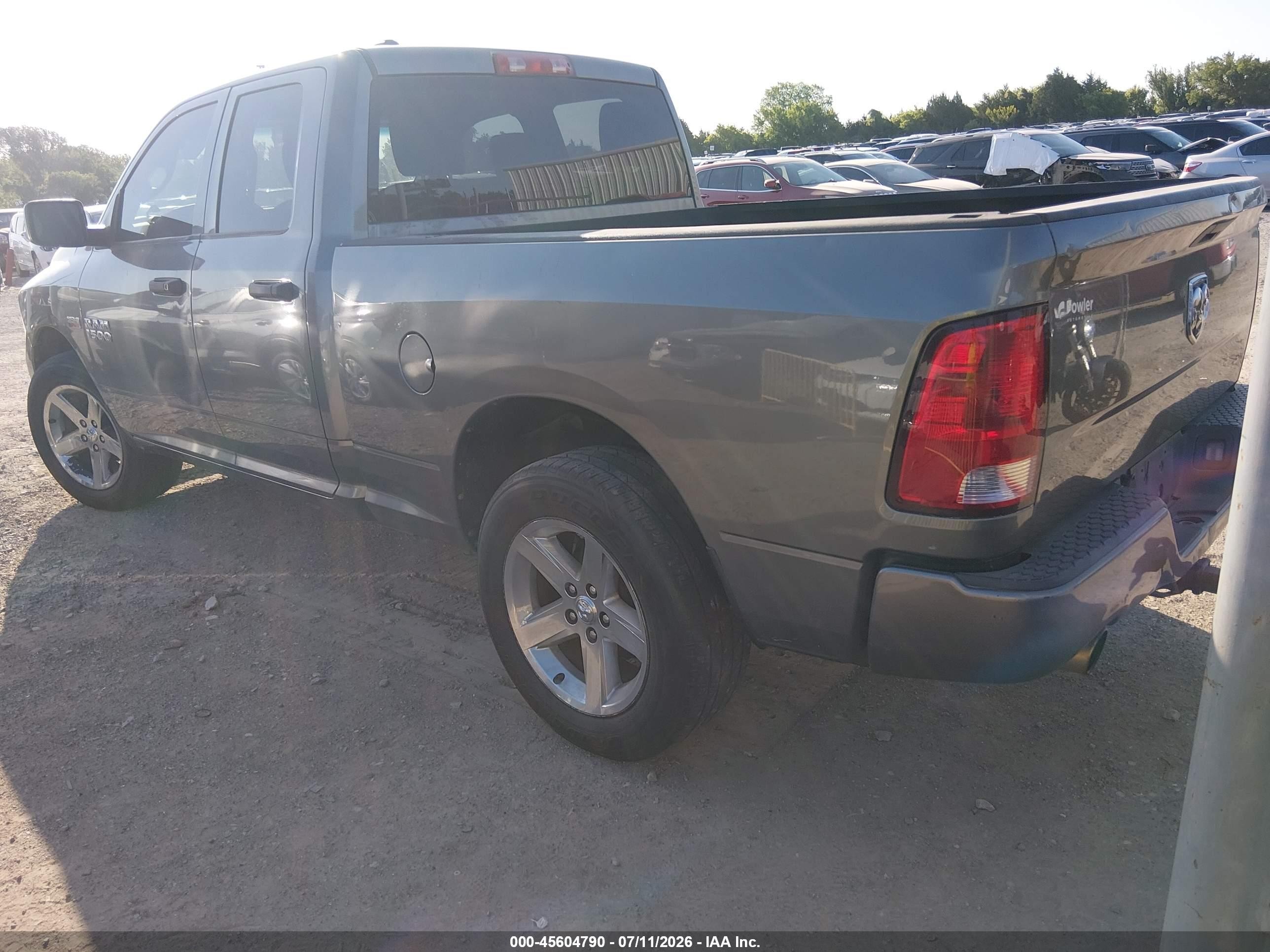 2013 Ram 1500 Express Gray vin: 1c6rr6ftxds702751