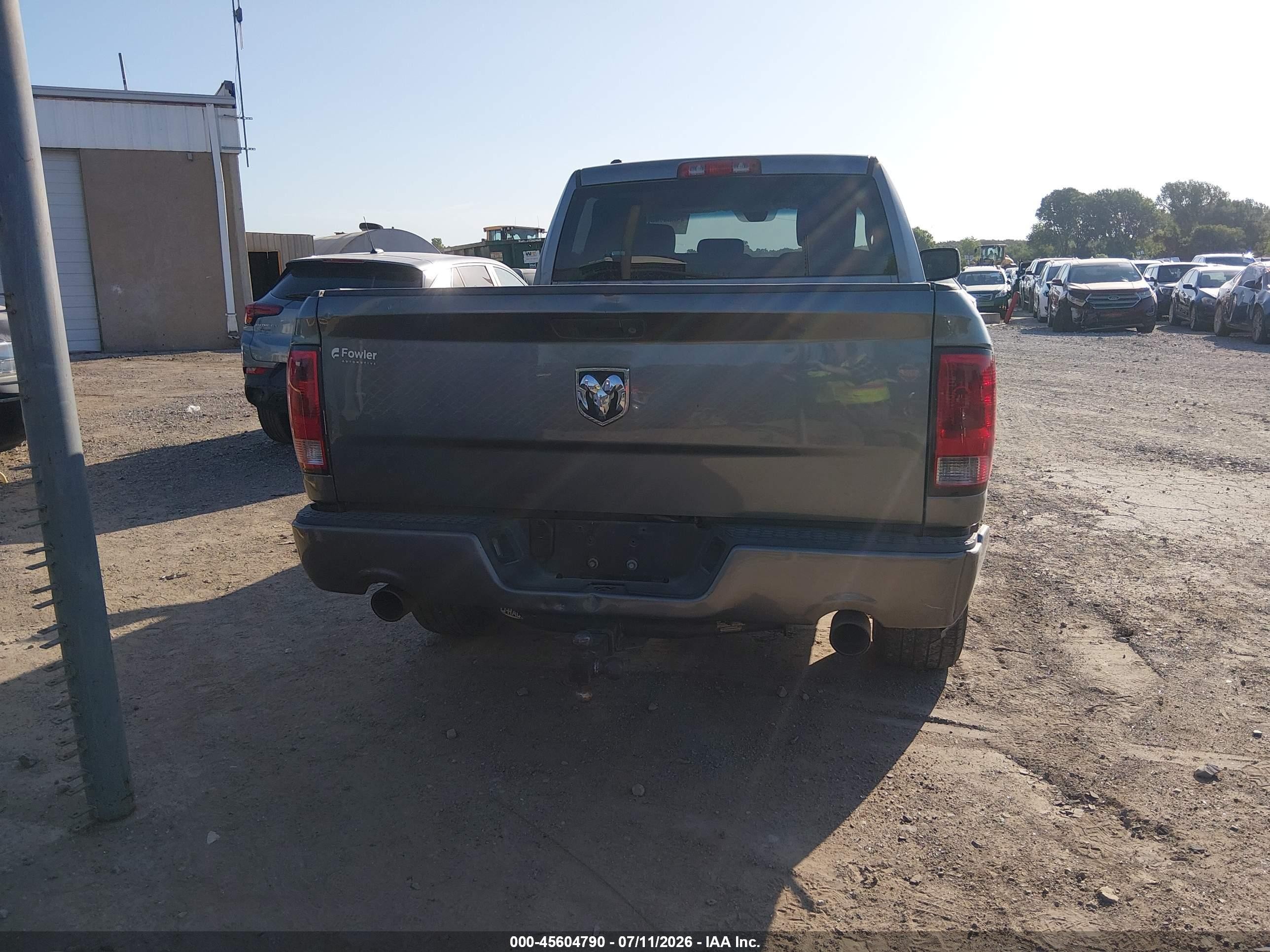 2013 Ram 1500 Express Gray vin: 1c6rr6ftxds702751