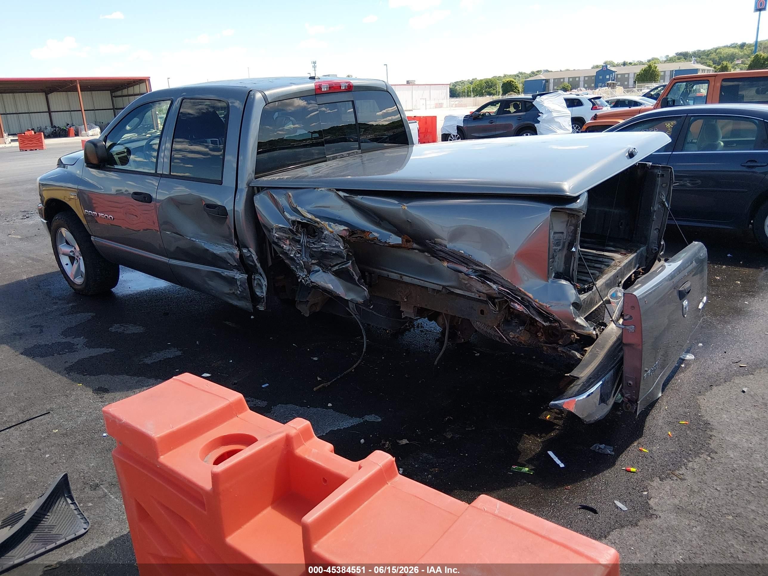 2007 Dodge Ram 1500 Slt/trx4 Off Road/sport Gray vin: 1d7hu18227s185451
