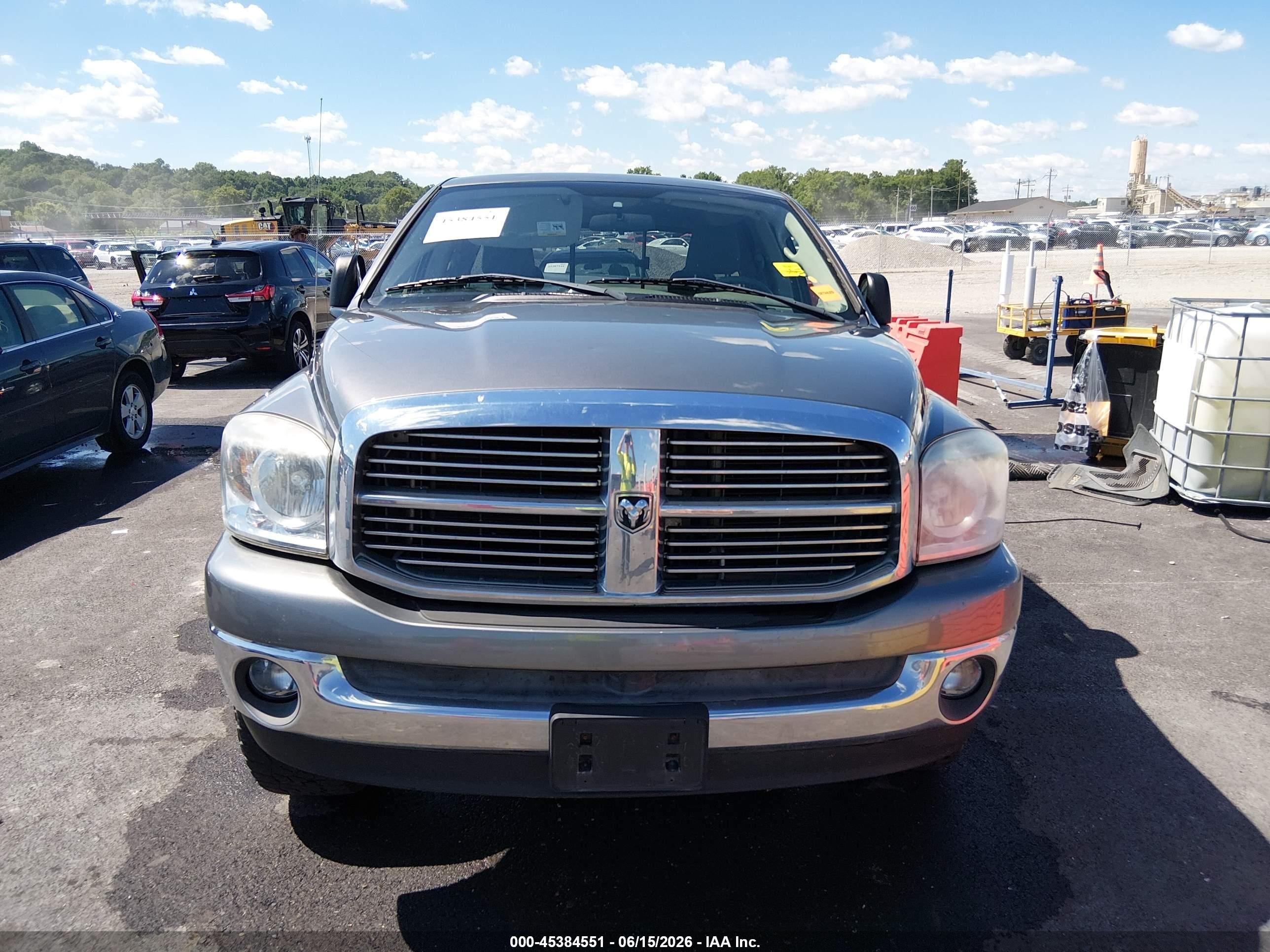2007 Dodge Ram 1500 Slt/trx4 Off Road/sport Gray vin: 1d7hu18227s185451