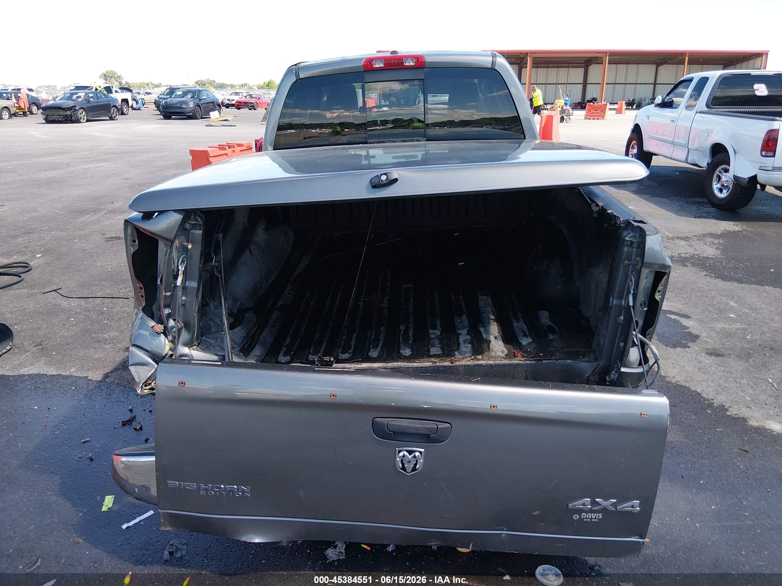 2007 Dodge Ram 1500 Slt/trx4 Off Road/sport Gray vin: 1d7hu18227s185451