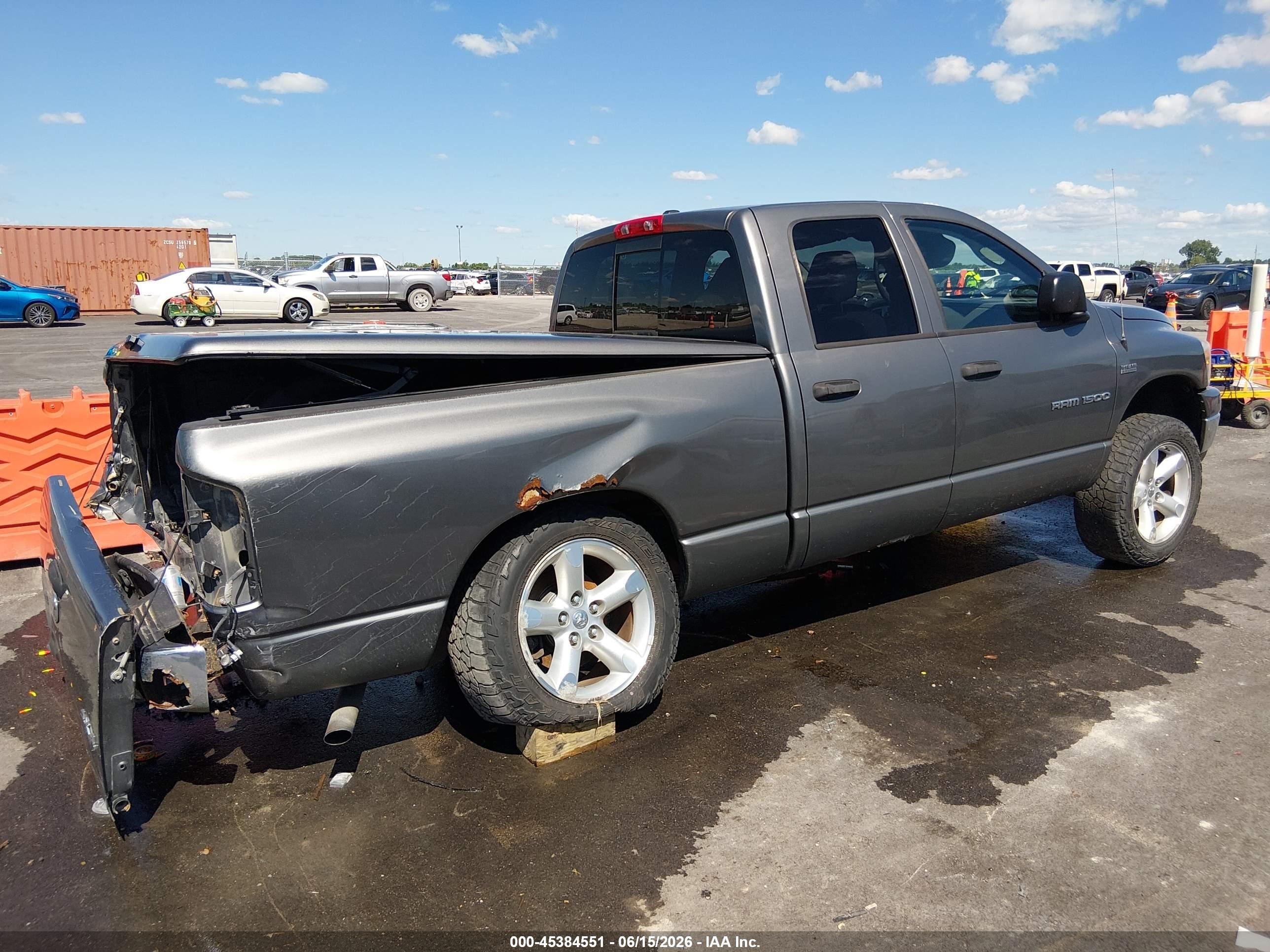 2007 Dodge Ram 1500 Slt/trx4 Off Road/sport Gray vin: 1d7hu18227s185451