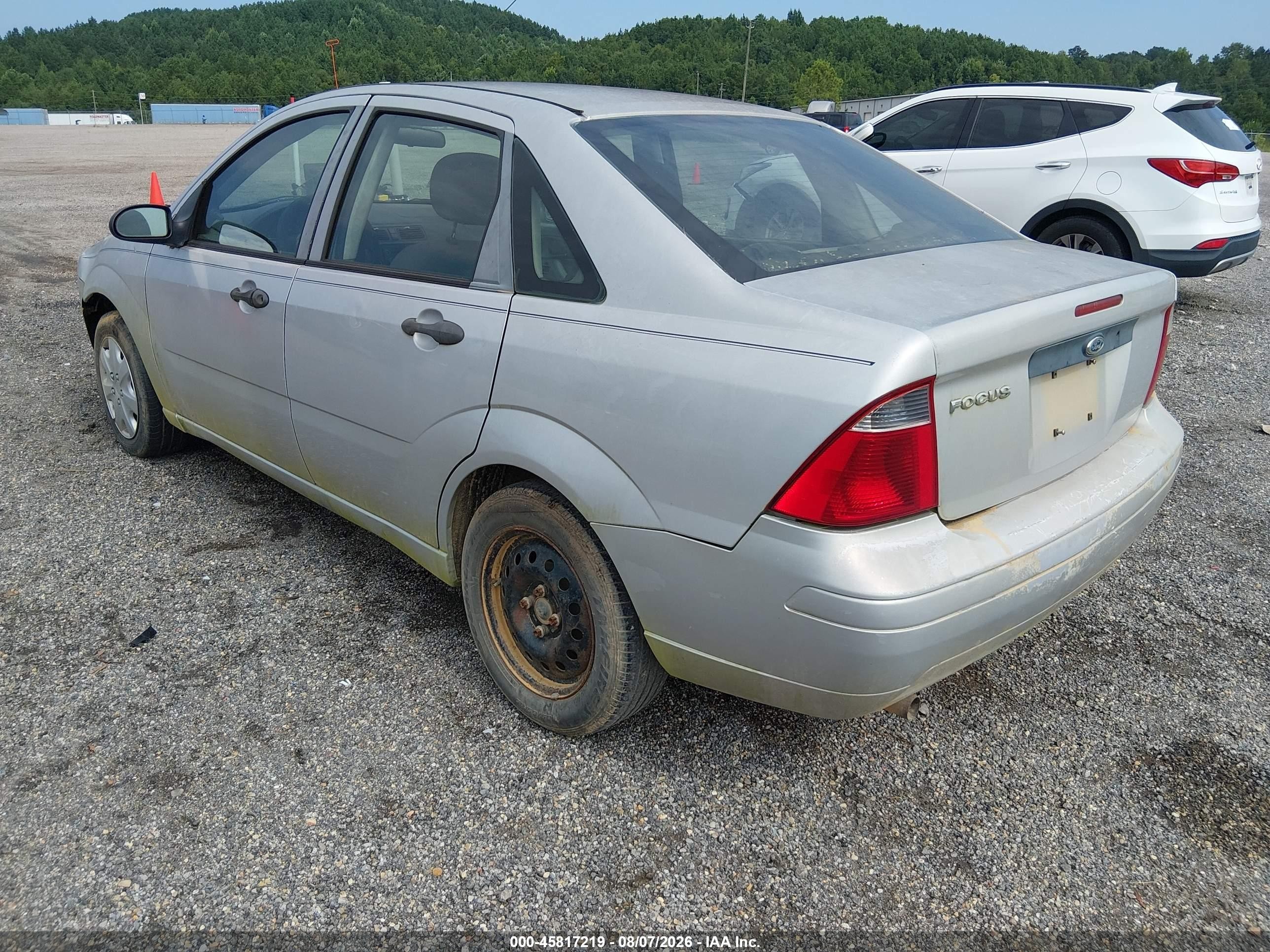 2007 Ford Focus S/se/ses Серебряный vin: 1fafp34n37w279843