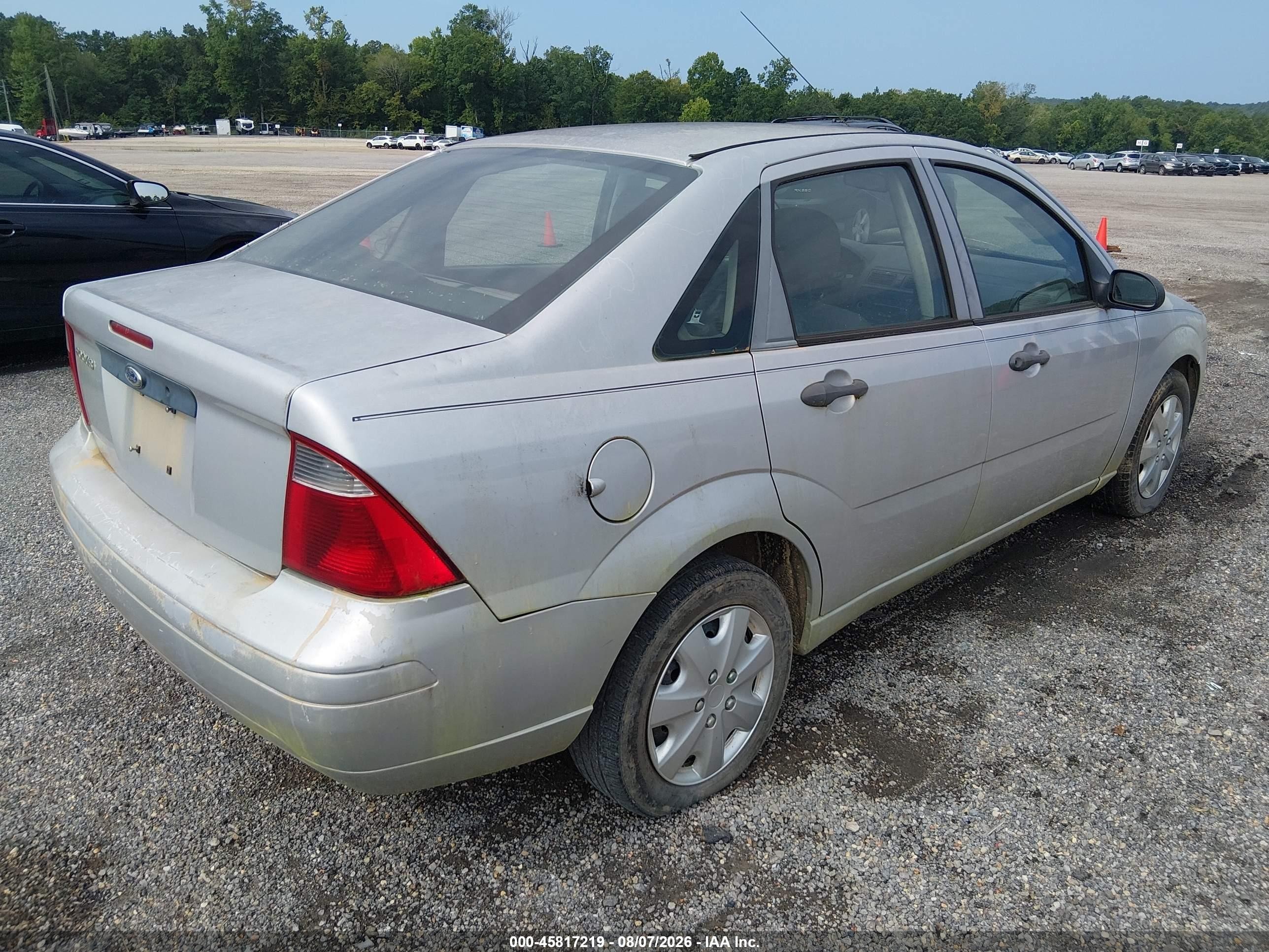 2007 Ford Focus S/se/ses Серебряный vin: 1fafp34n37w279843
