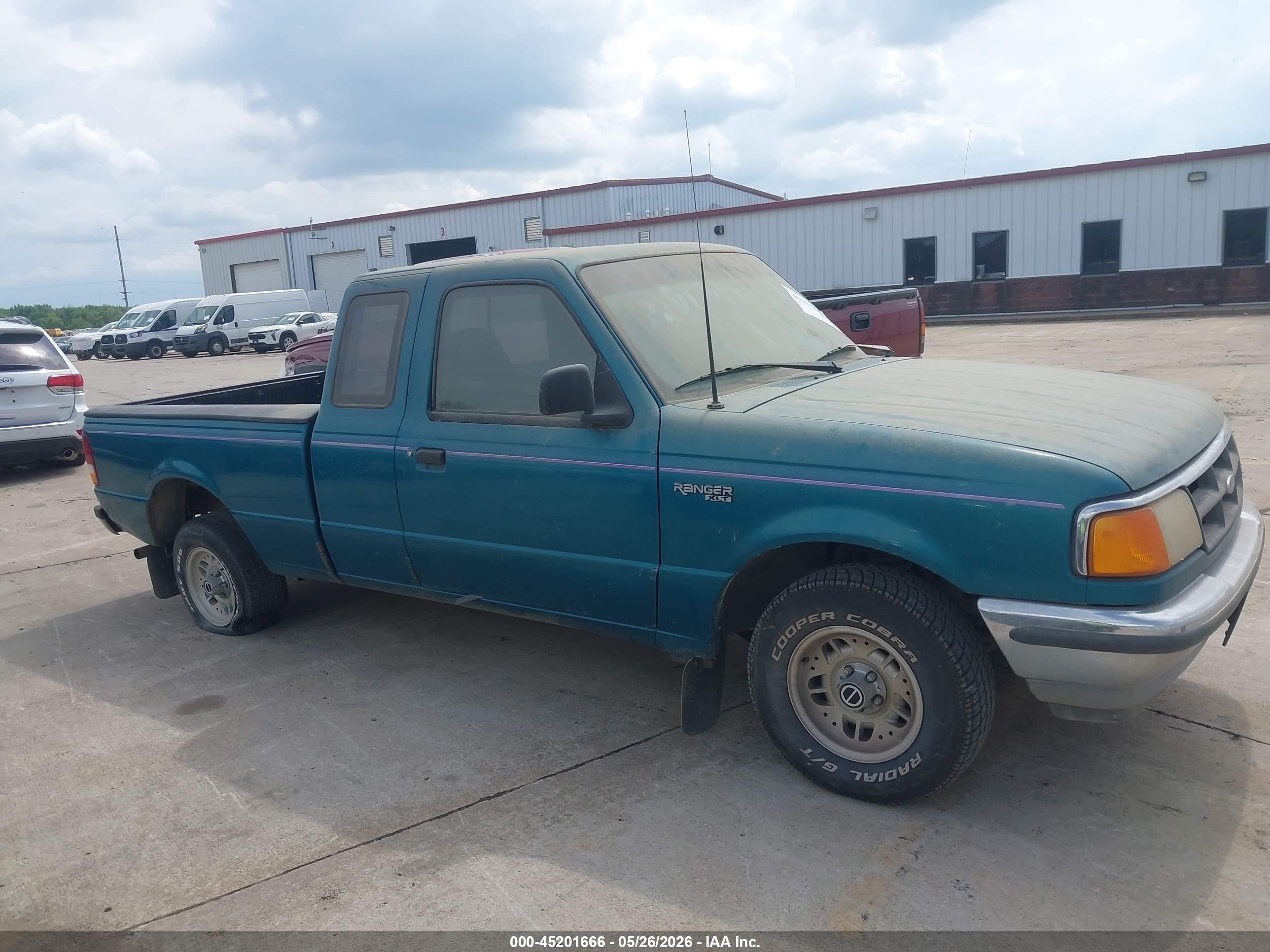 1993 Ford Ranger Super Cab Gray vin: 1ftcr14u9ppa42691
